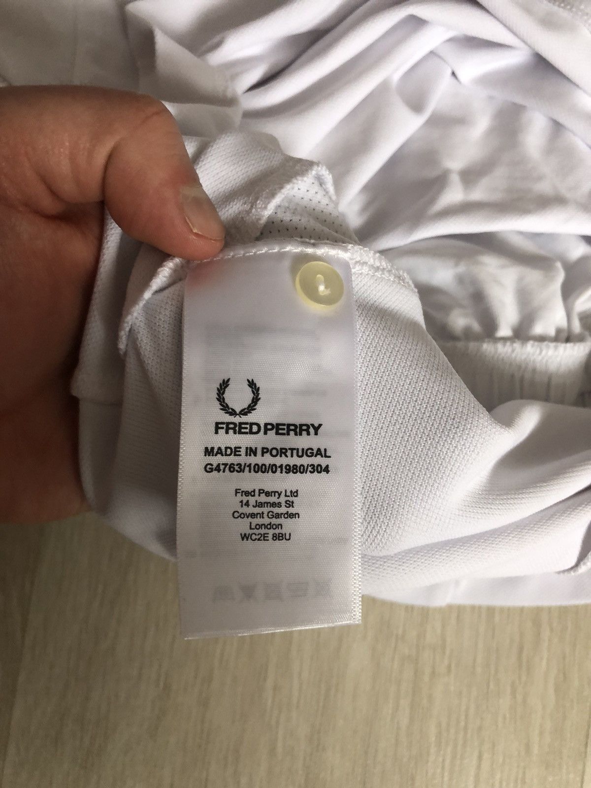 Fred Perry × Vintage Vintage Fred Perry White Tennis Polo T Shirt Size M / US 6-8 / IT 42-44 - 7 Thumbnail