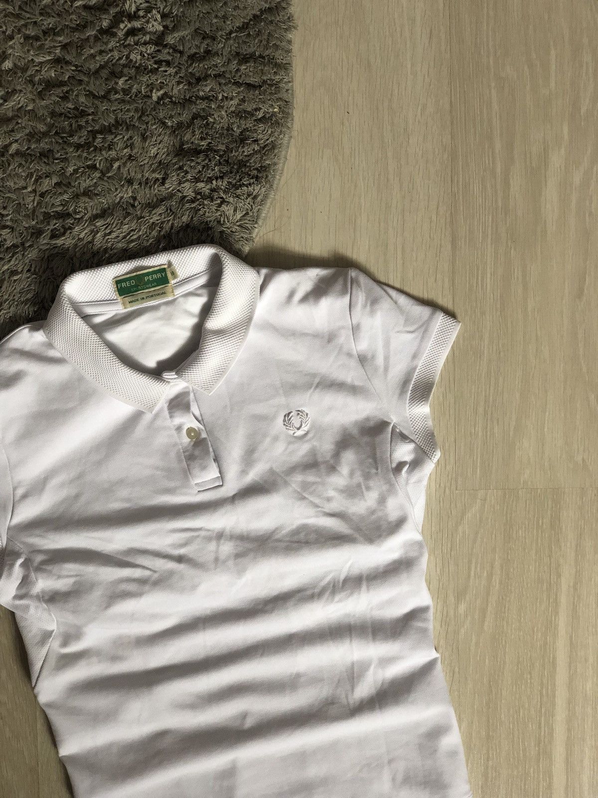 Fred Perry × Vintage Vintage Fred Perry White Tennis Polo T Shirt Size M / US 6-8 / IT 42-44 - 2 Thumbnail