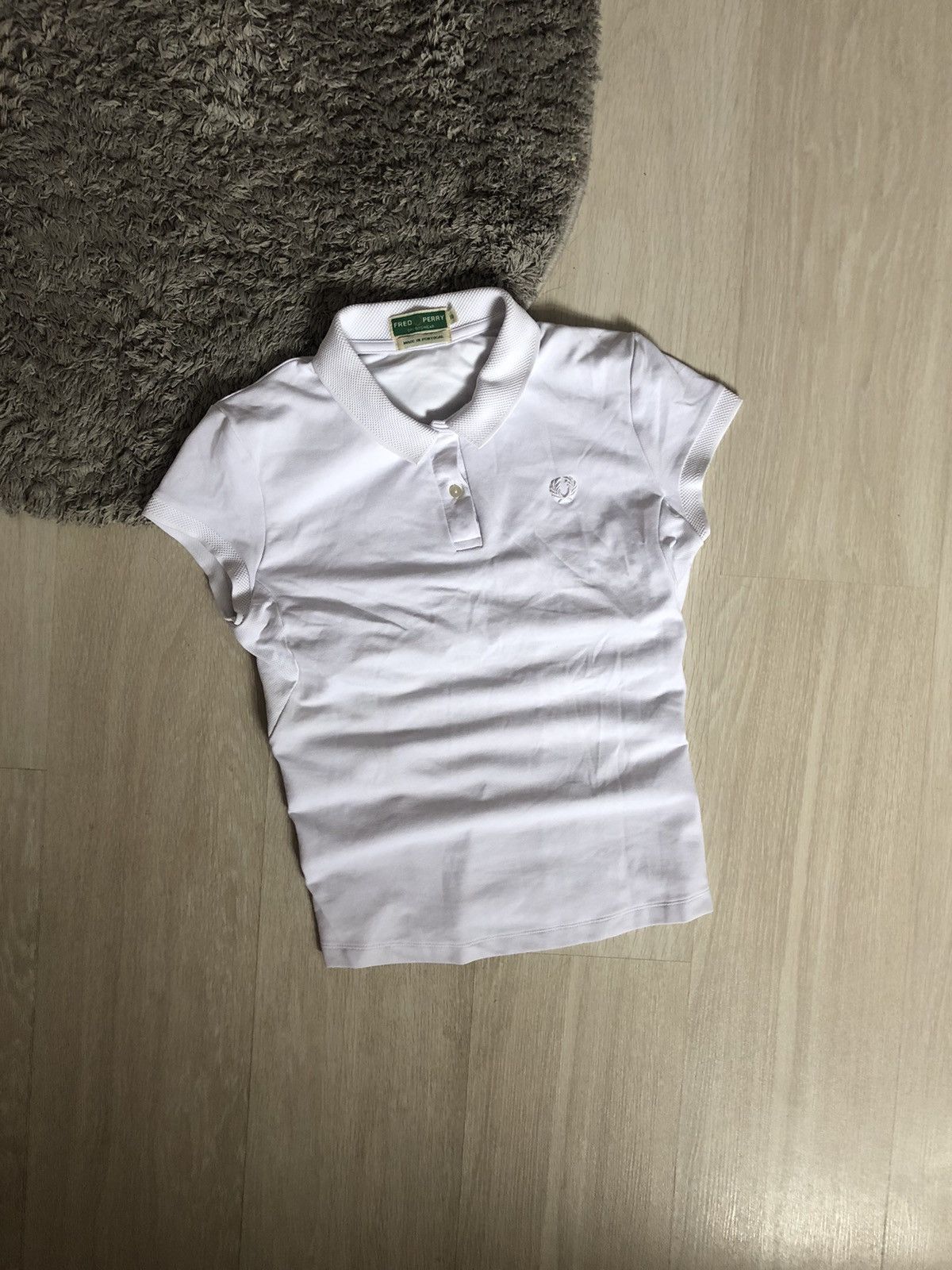 Fred Perry × Vintage Vintage Fred Perry White Tennis Polo T Shirt Size M / US 6-8 / IT 42-44 - 1 Thumbnail