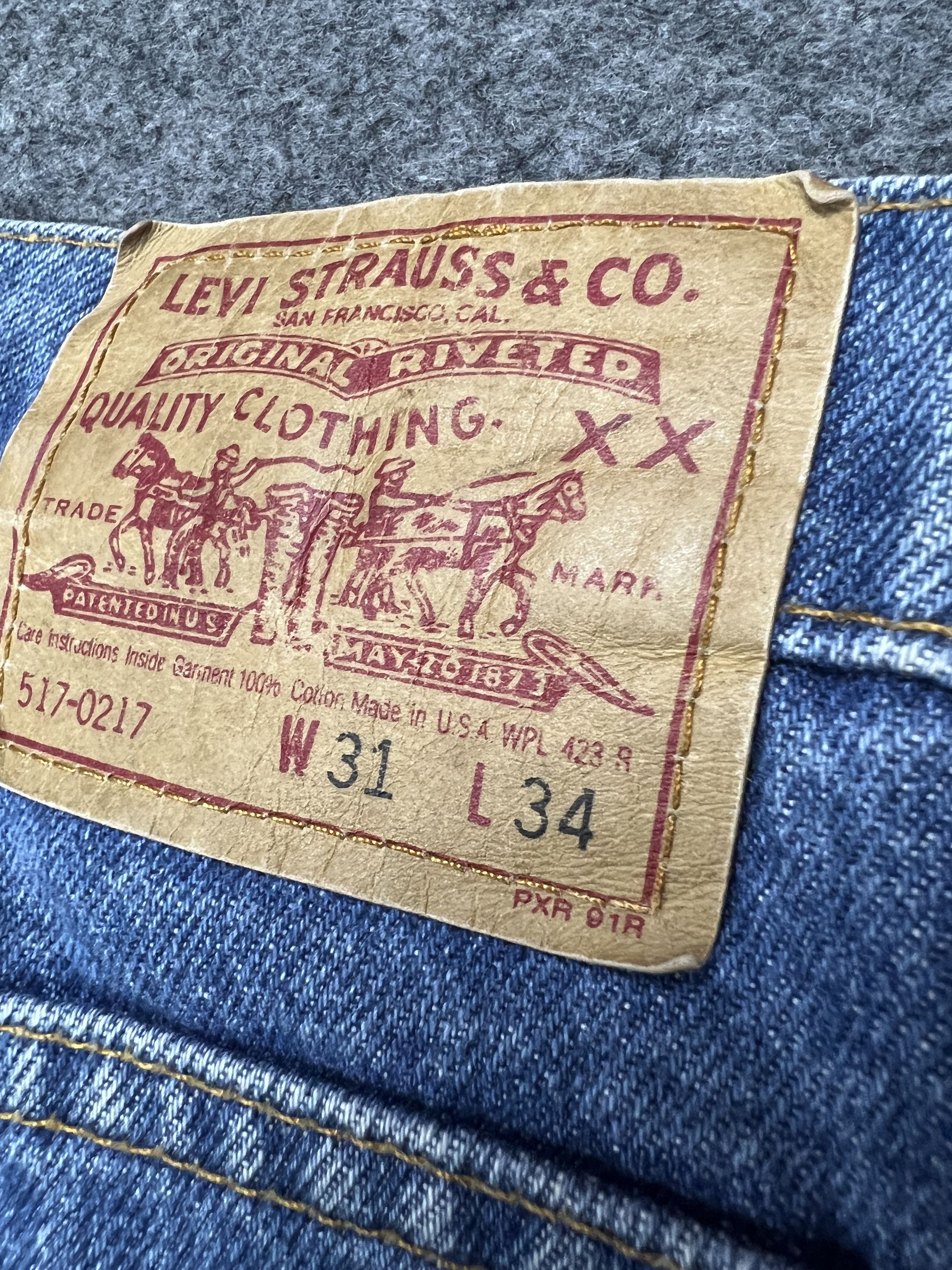 Levi's × Vintage Vintage Levi's 517 Bootcut jeans Size US 31 - 7 Thumbnail