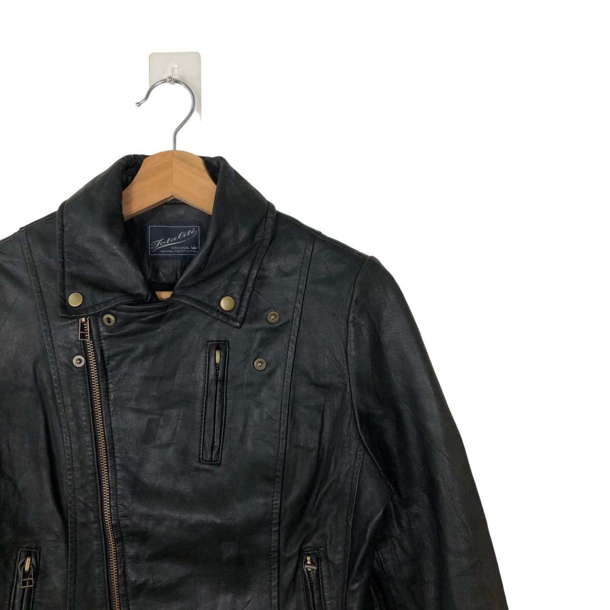 Japanese Brand VINTAGE PARACHUTE BONDAGE BIKER LEATHER JACKET LOTALITE Size US S / EU 44-46 / 1 - 5 Thumbnail
