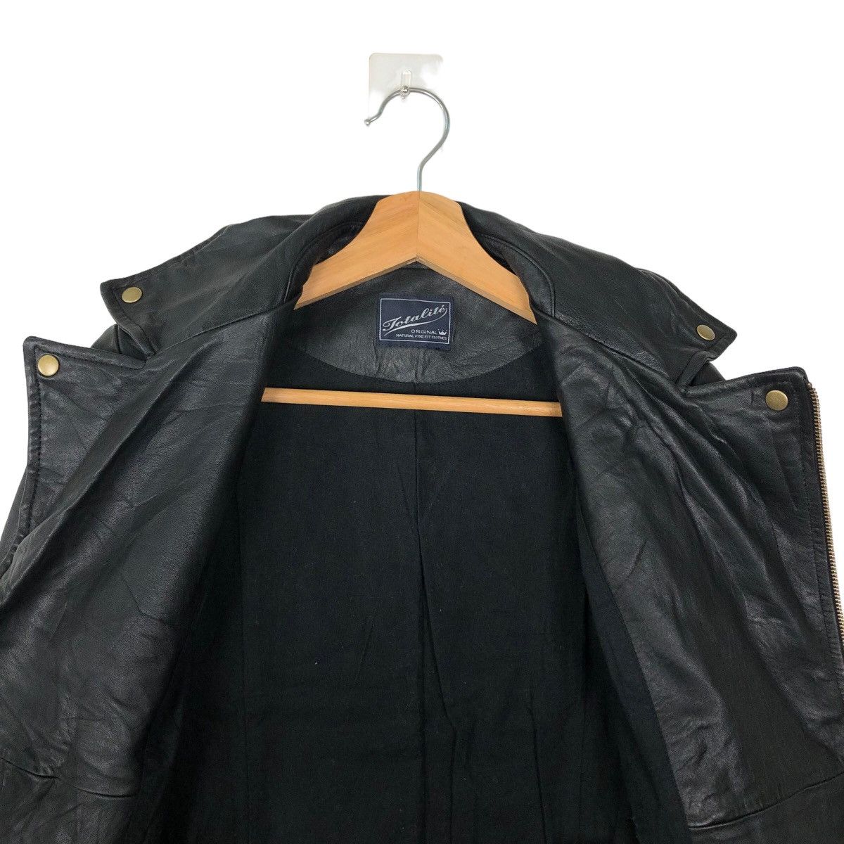 Japanese Brand VINTAGE PARACHUTE BONDAGE BIKER LEATHER JACKET LOTALITE Size US S / EU 44-46 / 1 - 10 Thumbnail