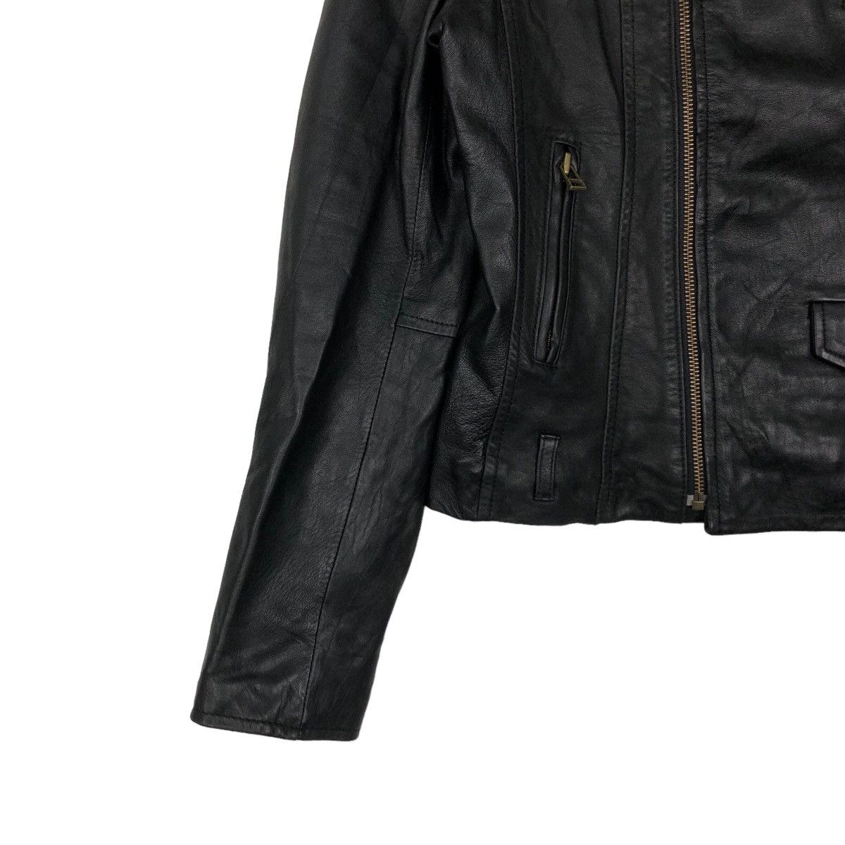 Japanese Brand VINTAGE PARACHUTE BONDAGE BIKER LEATHER JACKET LOTALITE Size US S / EU 44-46 / 1 - 3 Thumbnail
