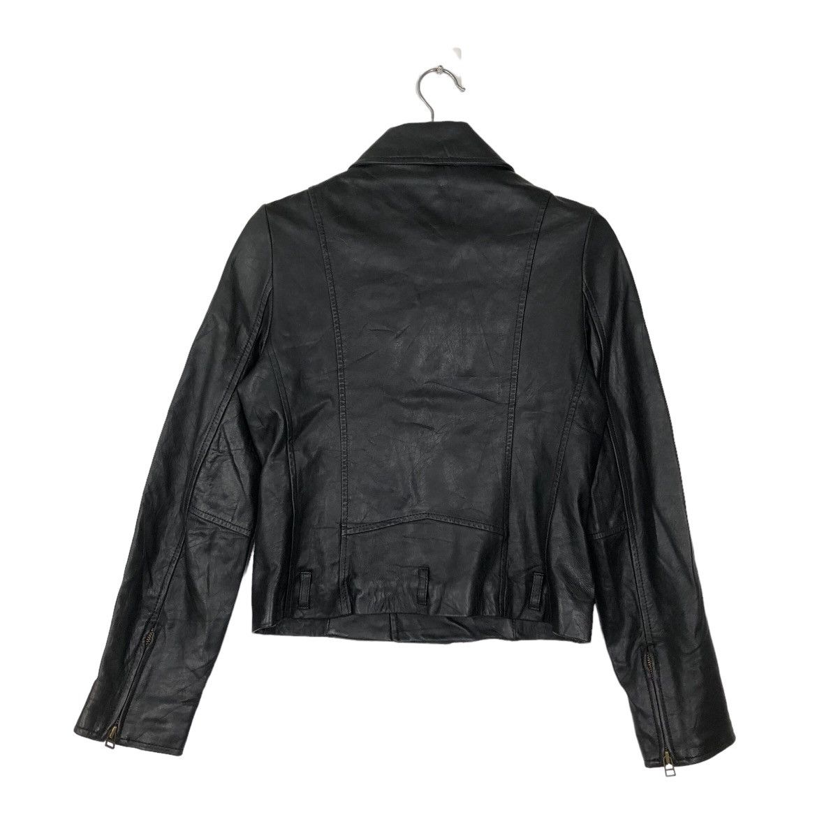 Japanese Brand VINTAGE PARACHUTE BONDAGE BIKER LEATHER JACKET LOTALITE Size US S / EU 44-46 / 1 - 7 Thumbnail