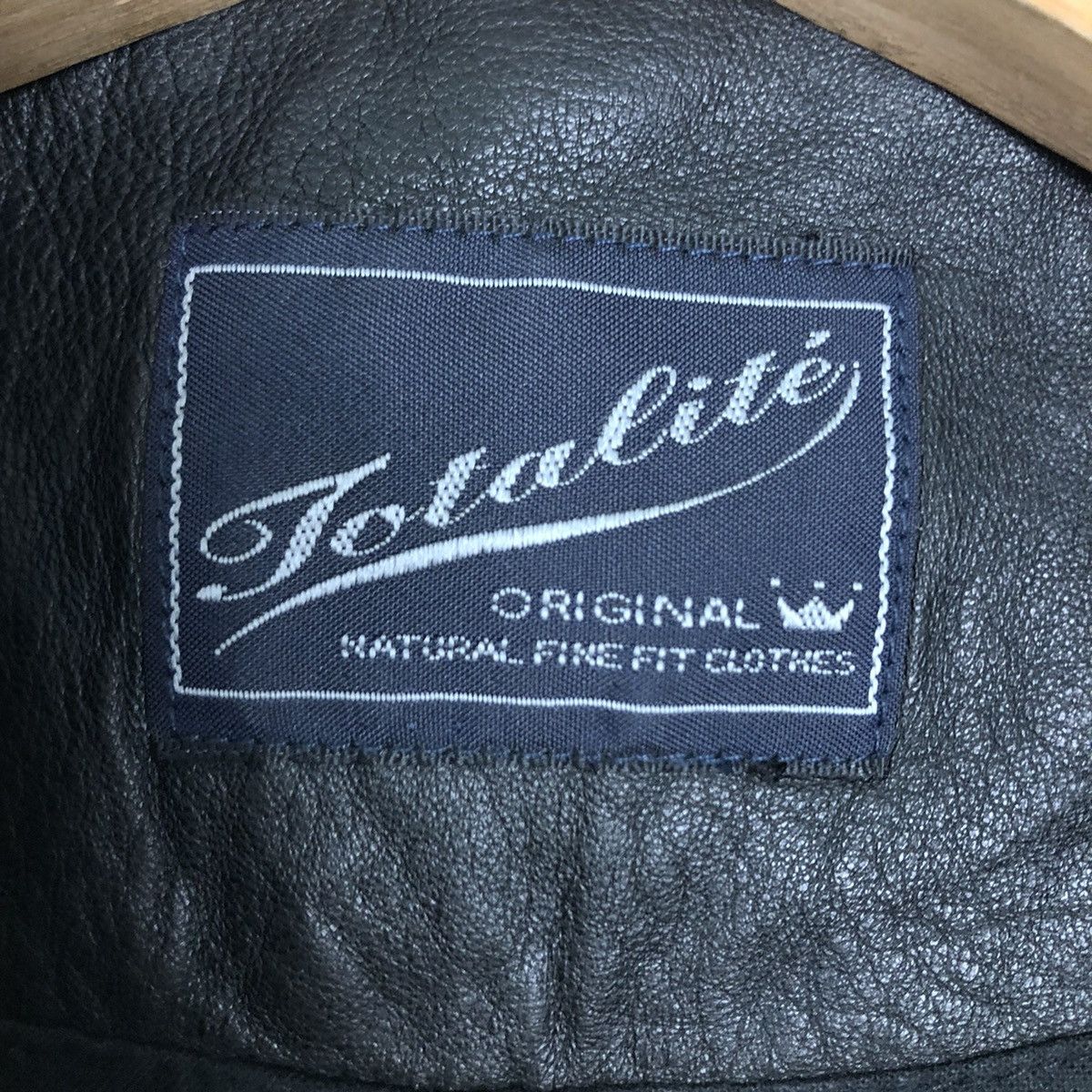 Japanese Brand VINTAGE PARACHUTE BONDAGE BIKER LEATHER JACKET LOTALITE Size US S / EU 44-46 / 1 - 16 Thumbnail