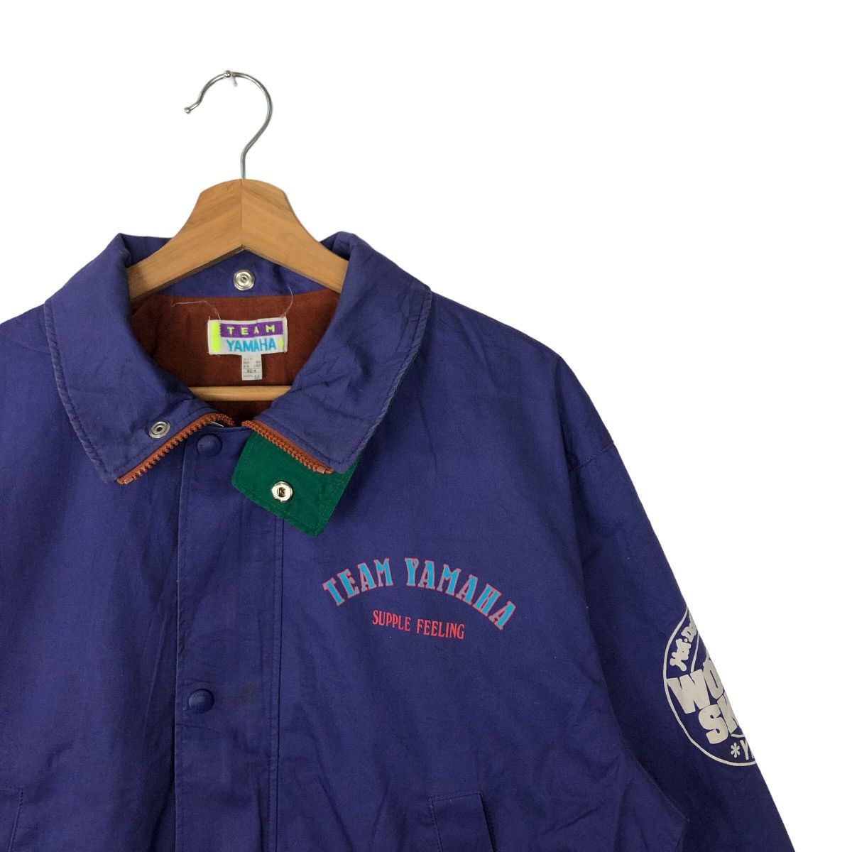 Japanese Brand VINTAGE BOMBER JACKET YAMAHA RACING BIG LOGO Size US M / EU 48-50 / 2 - 5 Thumbnail