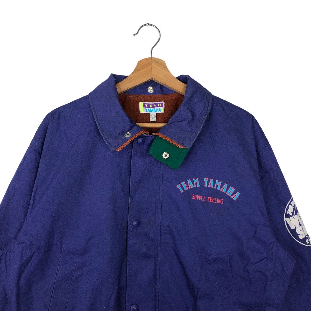 Japanese Brand VINTAGE BOMBER JACKET YAMAHA RACING BIG LOGO Size US M / EU 48-50 / 2 - 2 Thumbnail