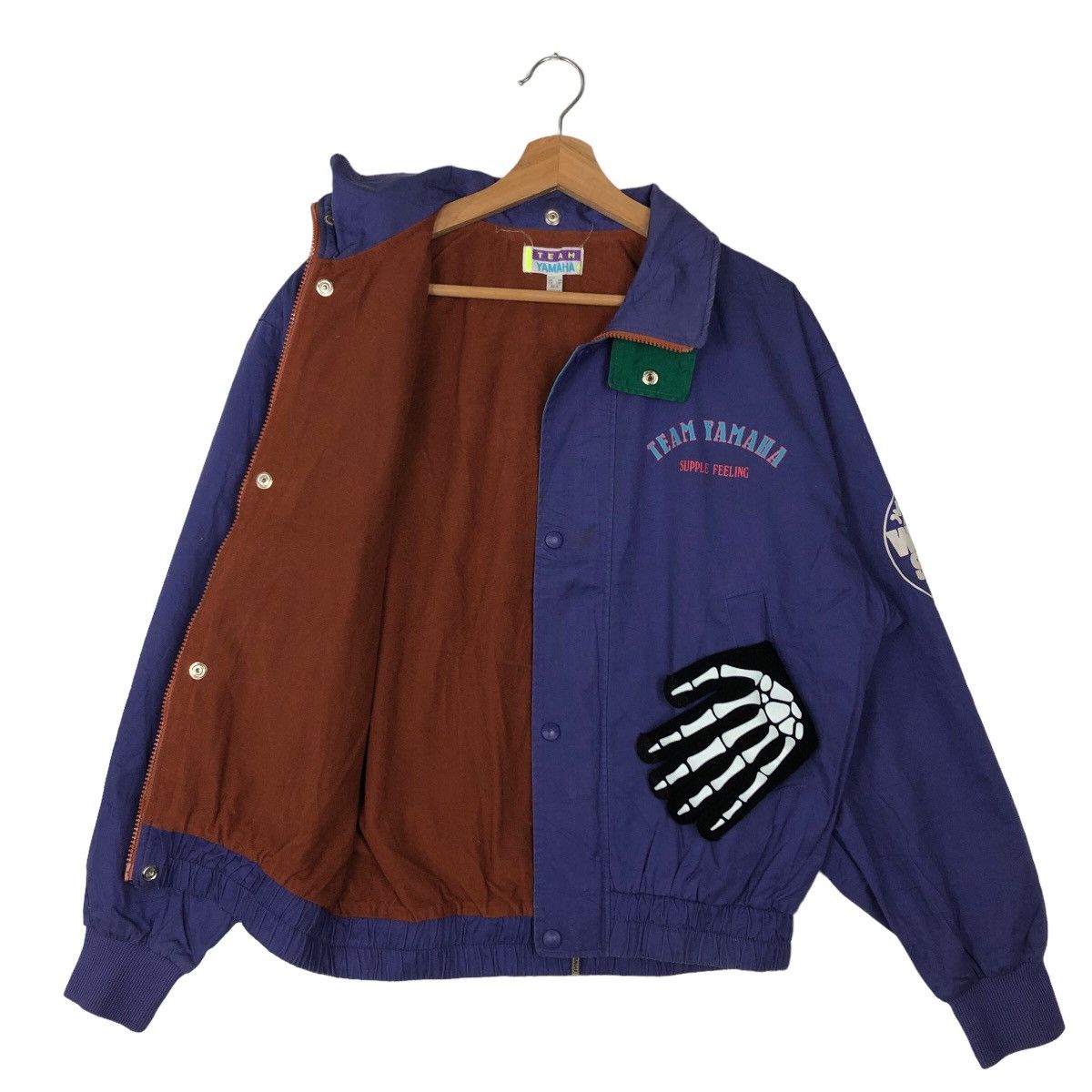 Japanese Brand VINTAGE BOMBER JACKET YAMAHA RACING BIG LOGO Size US M / EU 48-50 / 2 - 8 Thumbnail