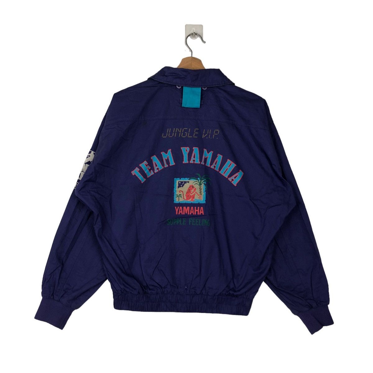 Japanese Brand VINTAGE BOMBER JACKET YAMAHA RACING BIG LOGO Size US M / EU 48-50 / 2 - 7 Thumbnail