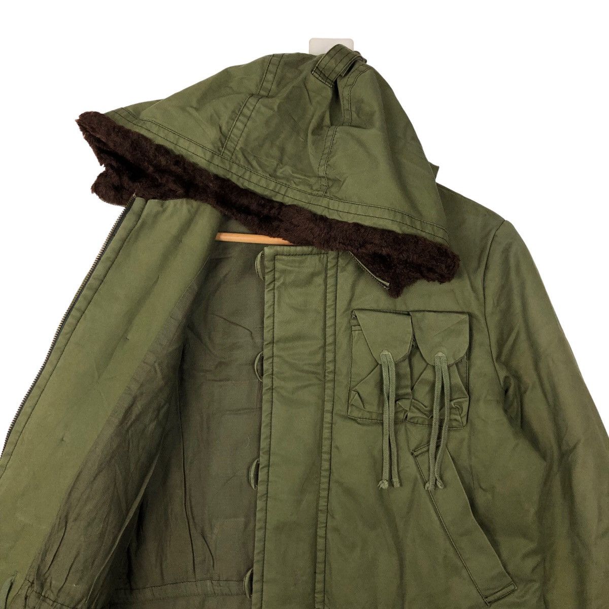 Issey Miyake SUNAOKUWAHARA BY ISSEY MIYAKE JAPAN PARKA JACKET BONDAGE Size US M / EU 48-50 / 2 - 10 Thumbnail