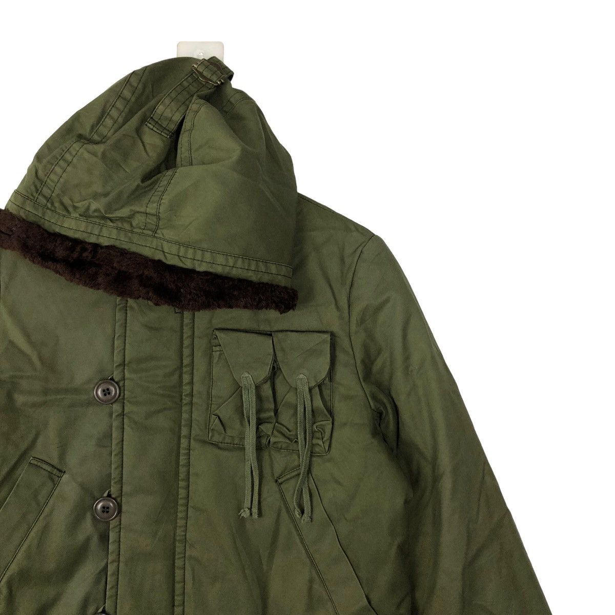 Issey Miyake SUNAOKUWAHARA BY ISSEY MIYAKE JAPAN PARKA JACKET BONDAGE Size US M / EU 48-50 / 2 - 5 Thumbnail
