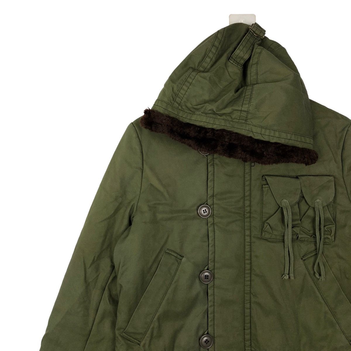 Issey Miyake SUNAOKUWAHARA BY ISSEY MIYAKE JAPAN PARKA JACKET BONDAGE Size US M / EU 48-50 / 2 - 6 Thumbnail