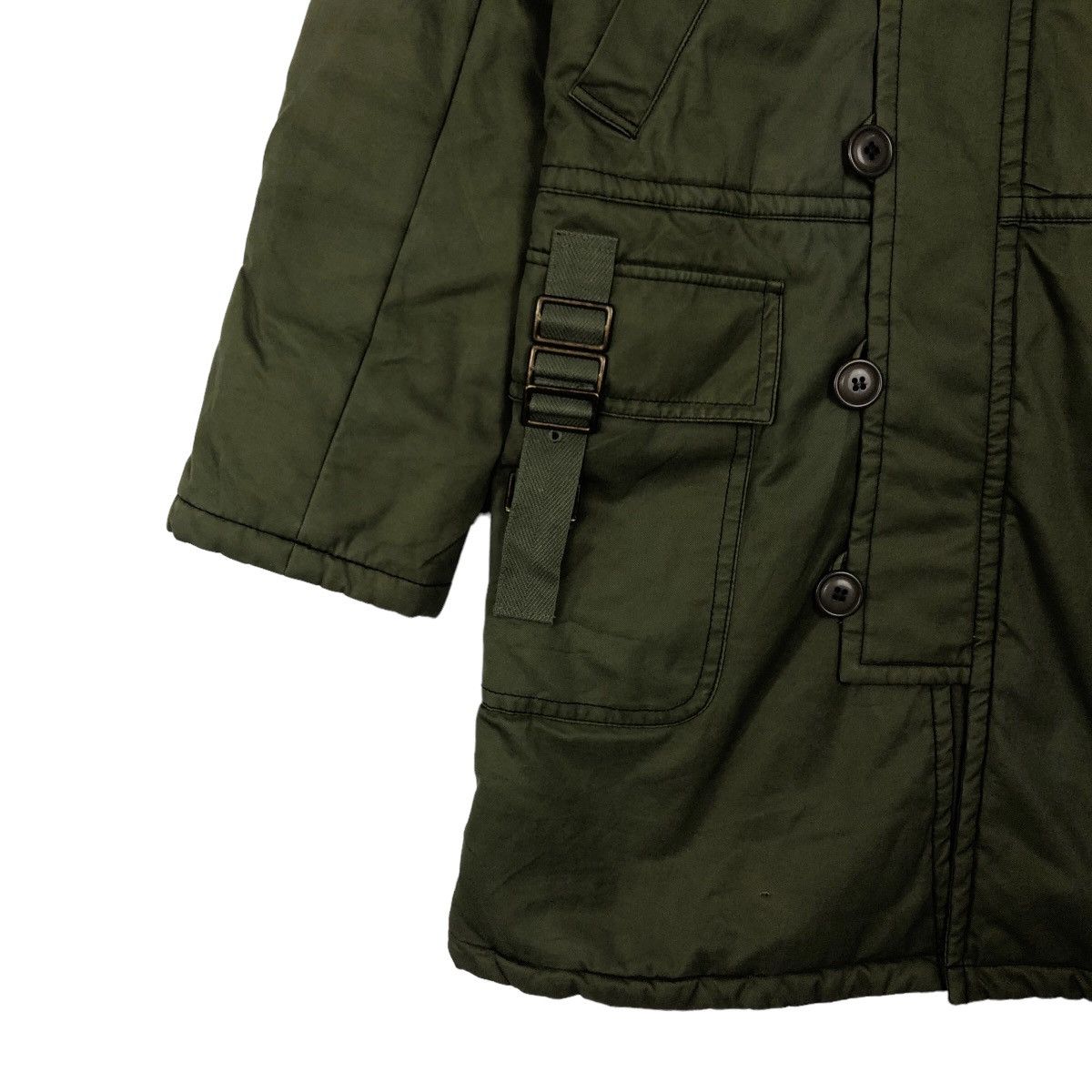 Issey Miyake SUNAOKUWAHARA BY ISSEY MIYAKE JAPAN PARKA JACKET BONDAGE Size US M / EU 48-50 / 2 - 3 Thumbnail