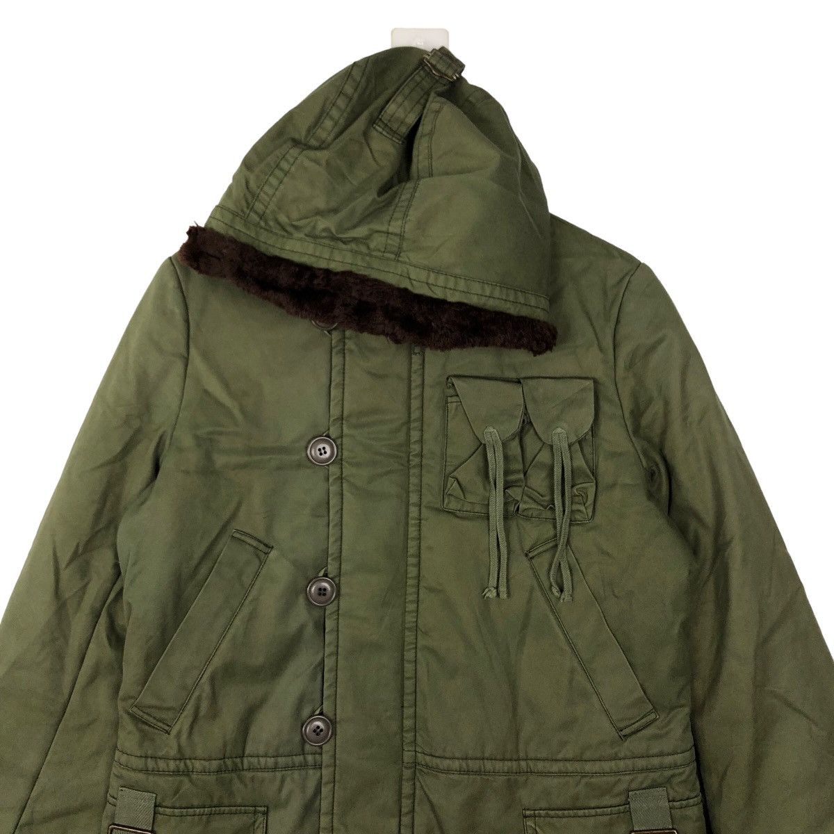 Issey Miyake SUNAOKUWAHARA BY ISSEY MIYAKE JAPAN PARKA JACKET BONDAGE Size US M / EU 48-50 / 2 - 2 Thumbnail