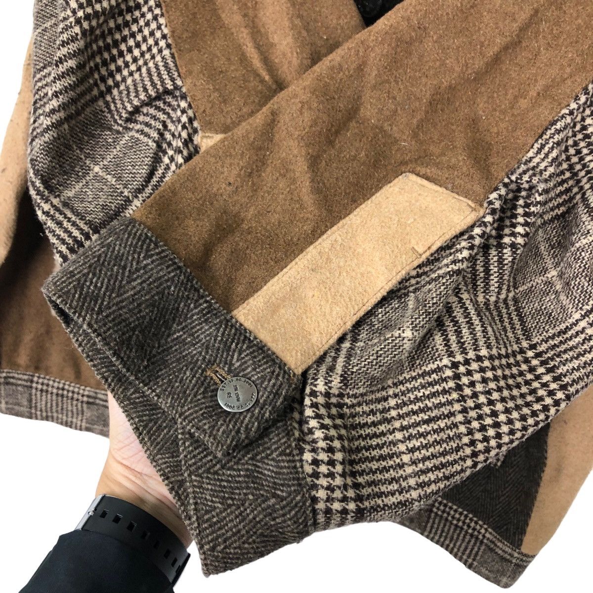Japanese Brand VINTAGE PATCH WORK JACKET RIVET&SURGE KAPITAL JAPAN DESIGN Size US M / EU 48-50 / 2 - 11 Thumbnail