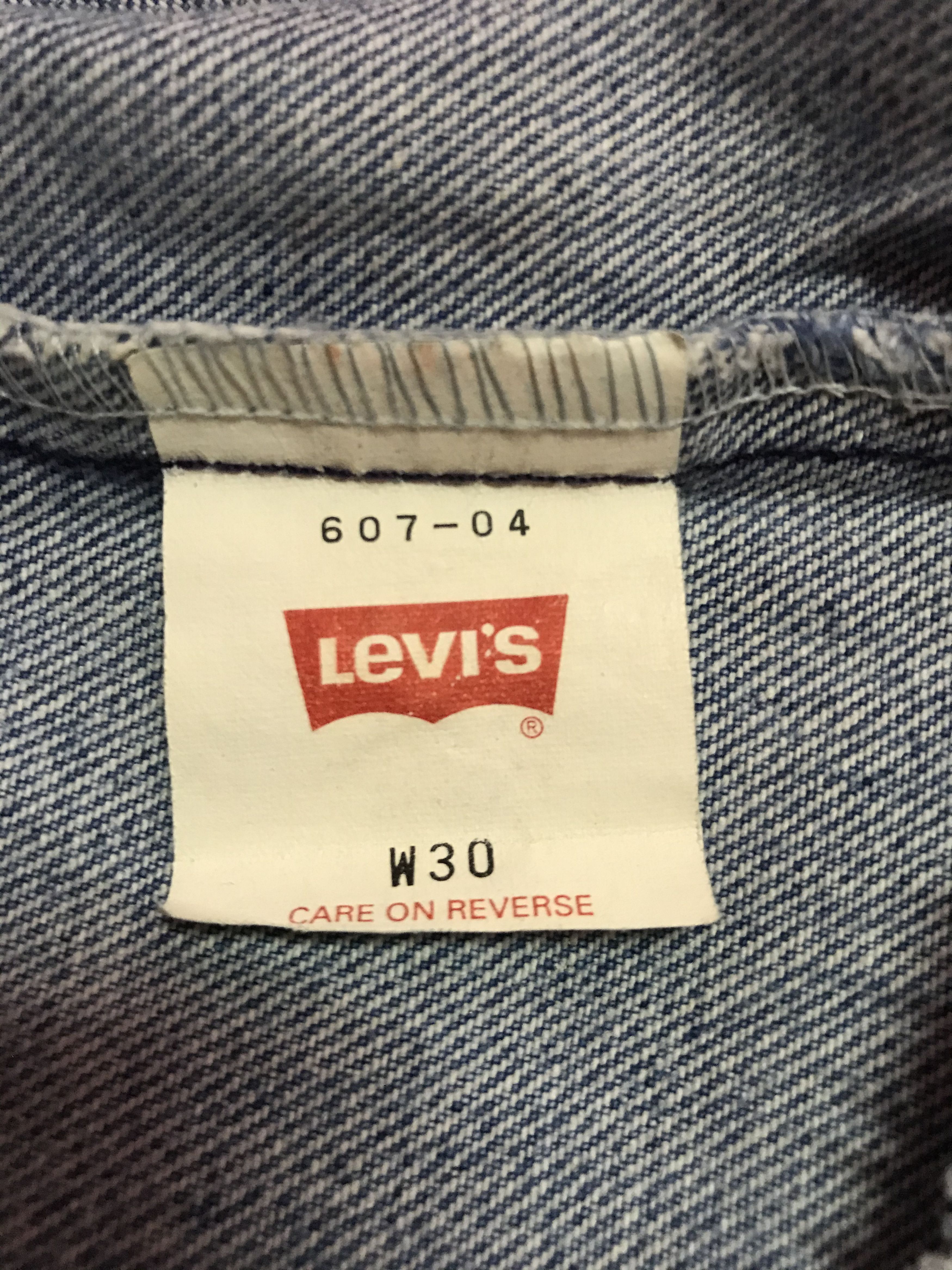 Levi's × Vintage Vintage Levis 607 Orange Tab Size US 30 / EU 46 - 14 Thumbnail