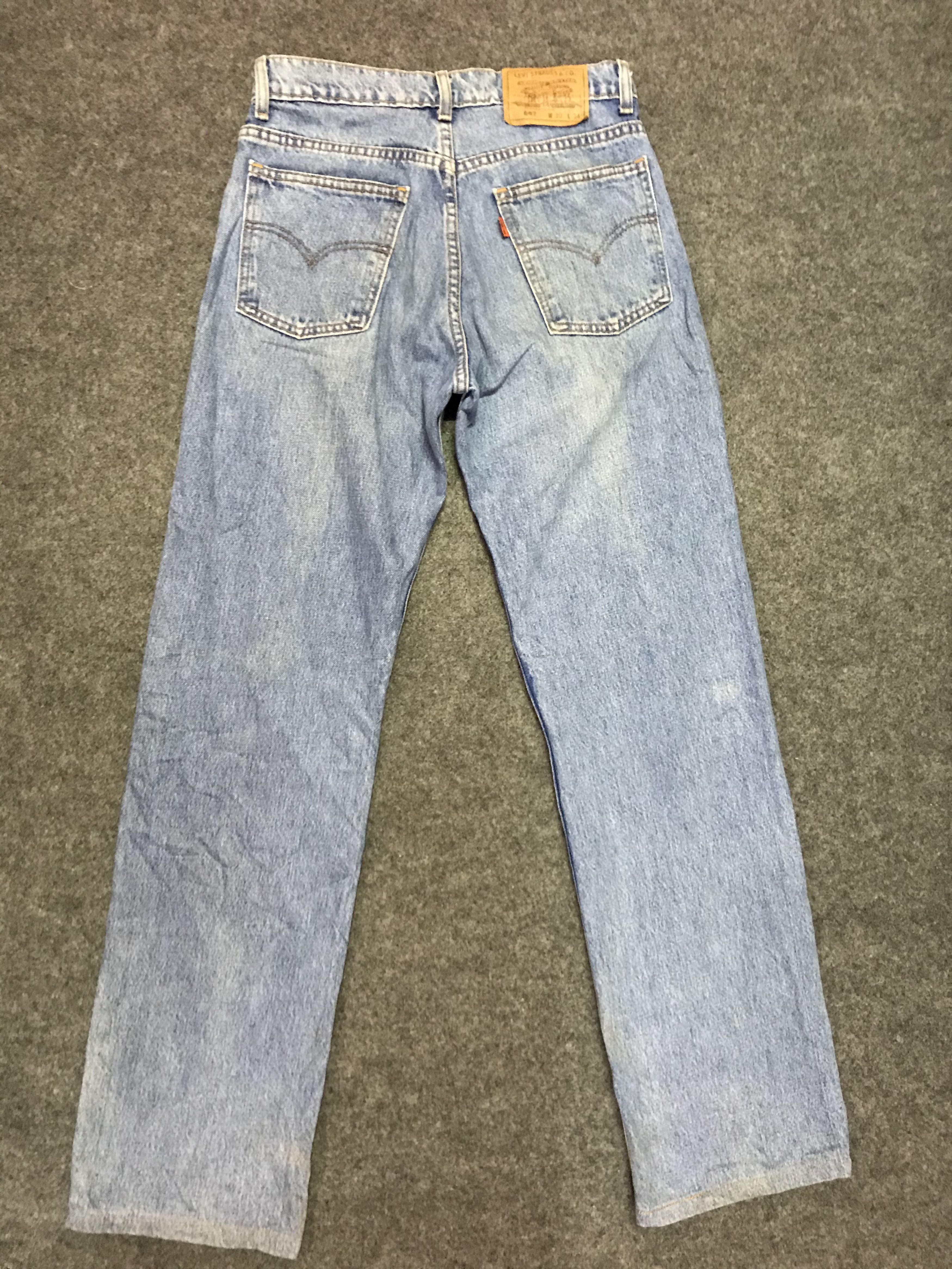 Vintage Levis 607 Orange Tab
