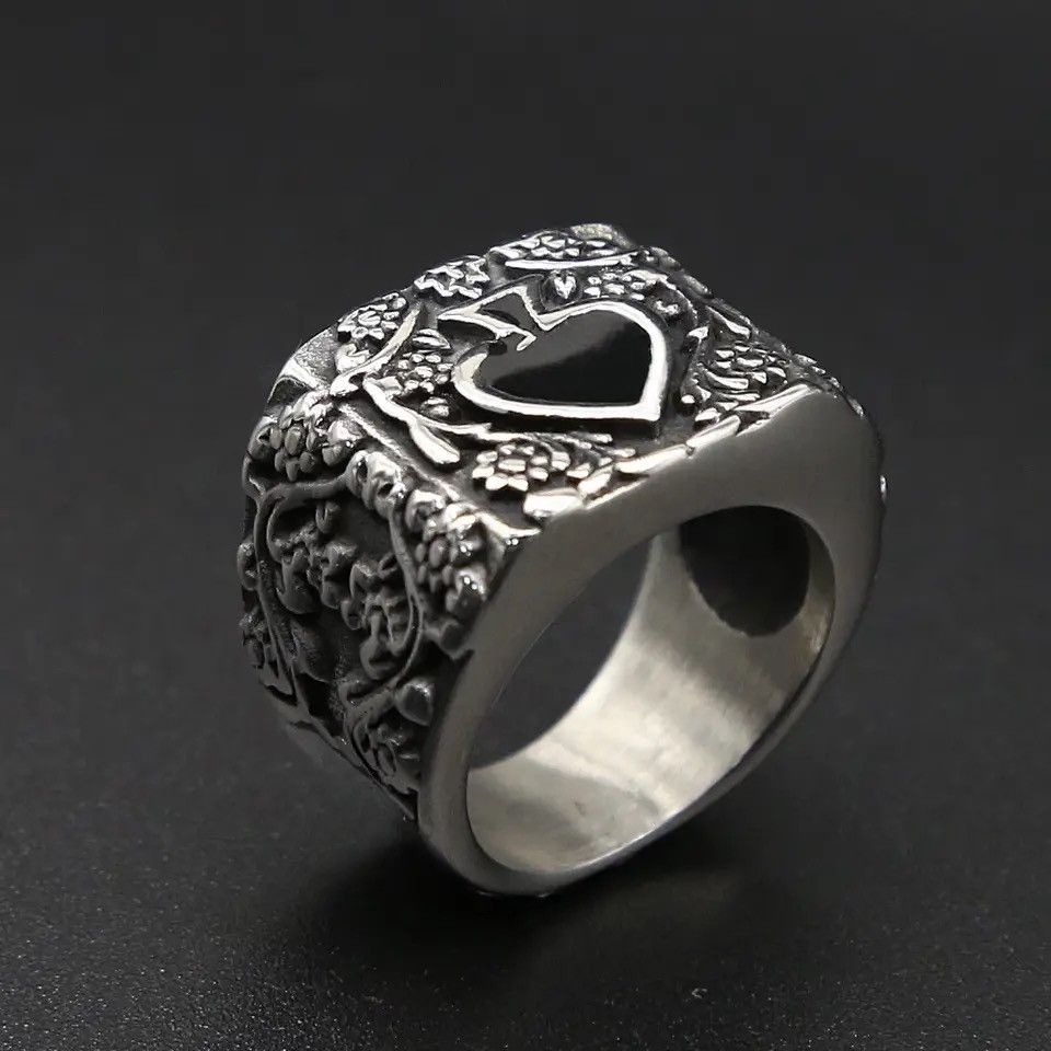 Jewelry Lucky Spades A Solitaire Ring Size ONE SIZE - 5 Thumbnail
