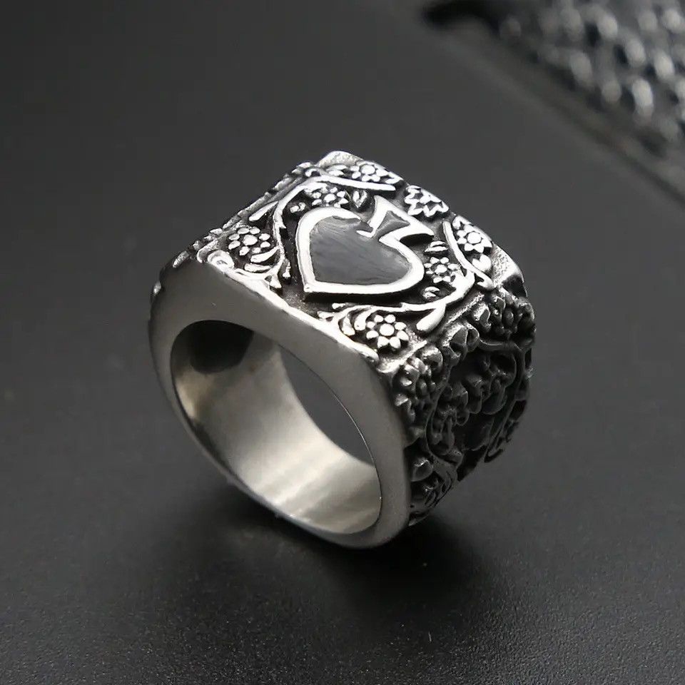 Jewelry Lucky Spades A Solitaire Ring Size ONE SIZE - 4 Thumbnail