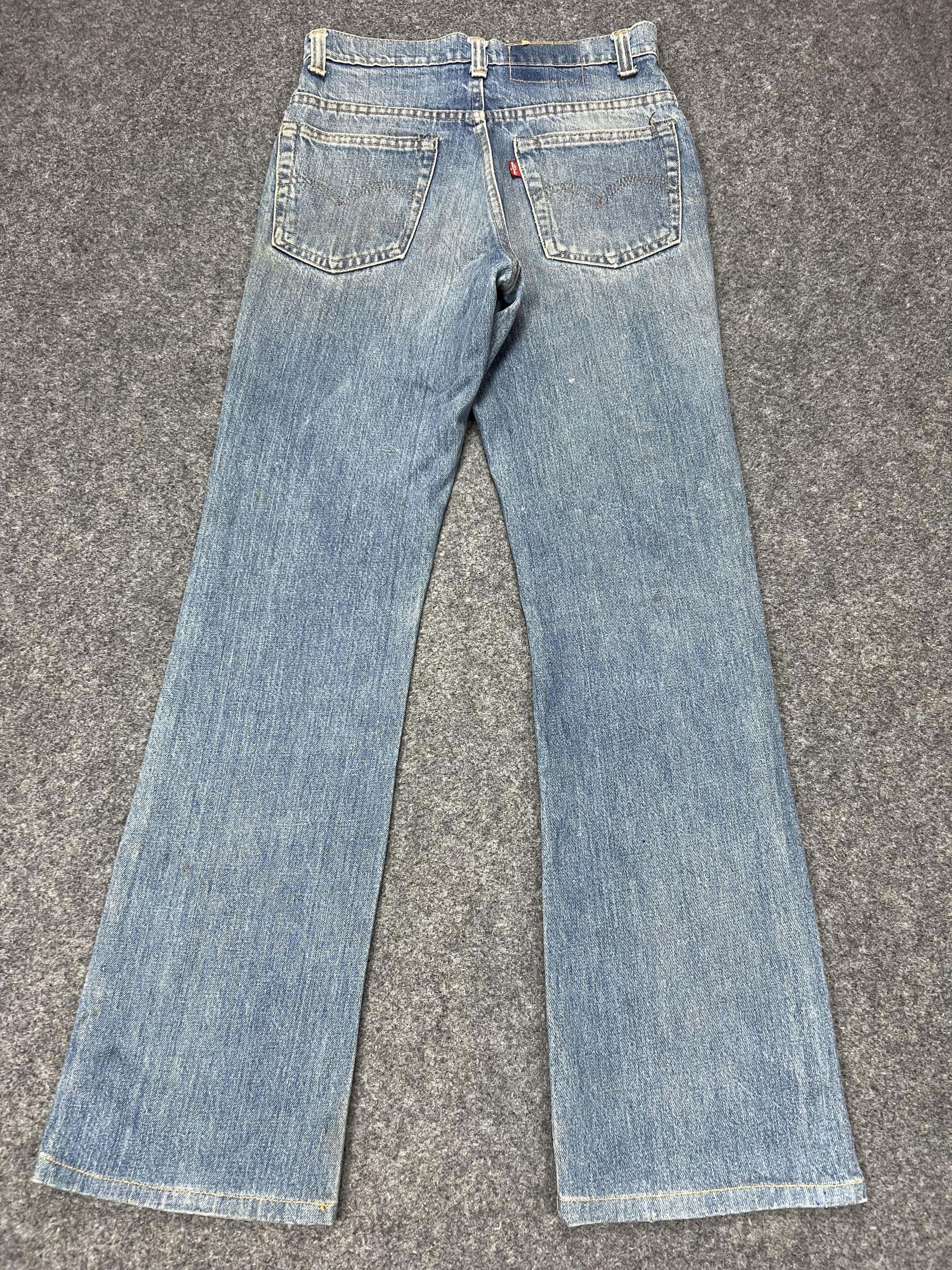 image of Distressed Denim x Levis VTG 80’S Levi's 517 Flare Bootcut Denim Jeans in Blue, Men's (Size 28)