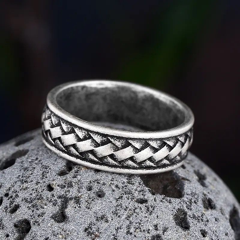Jewelry × Vintage Vintage Weave Retro Ring Size ONE SIZE - 3 Thumbnail