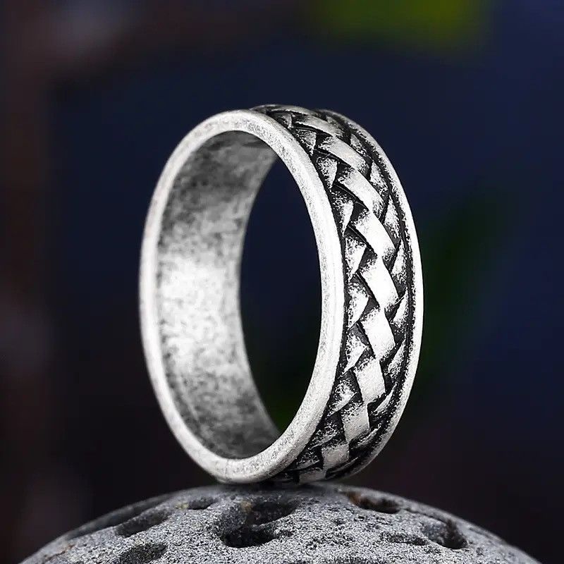 Jewelry × Vintage Vintage Weave Retro Ring Size ONE SIZE - 1 Thumbnail