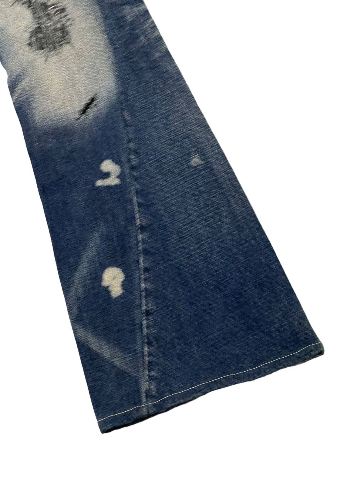 Tornado Mart Flare Jeans Tornado Mart Distress Acid Wash Boot Cut 5🟦6 Size US 32 / EU 48 - 4 Thumbnail