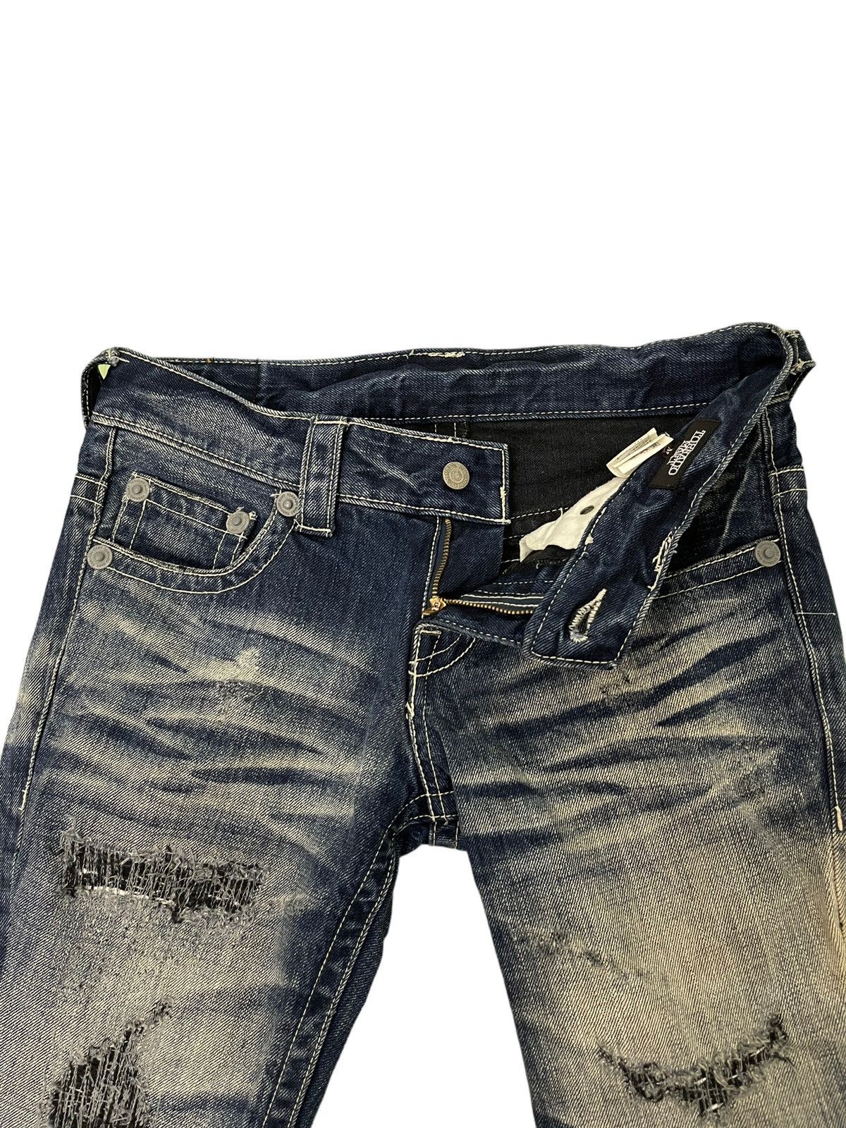 Tornado Mart Flare Jeans Tornado Mart Distress Acid Wash Boot Cut 5🟦6 Size US 32 / EU 48 - 10 Thumbnail