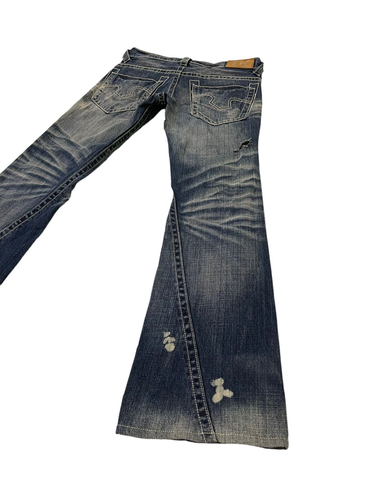 Tornado Mart Flare Jeans Tornado Mart Distress Acid Wash Boot Cut 5🟦6 Size US 32 / EU 48 - 13 Thumbnail