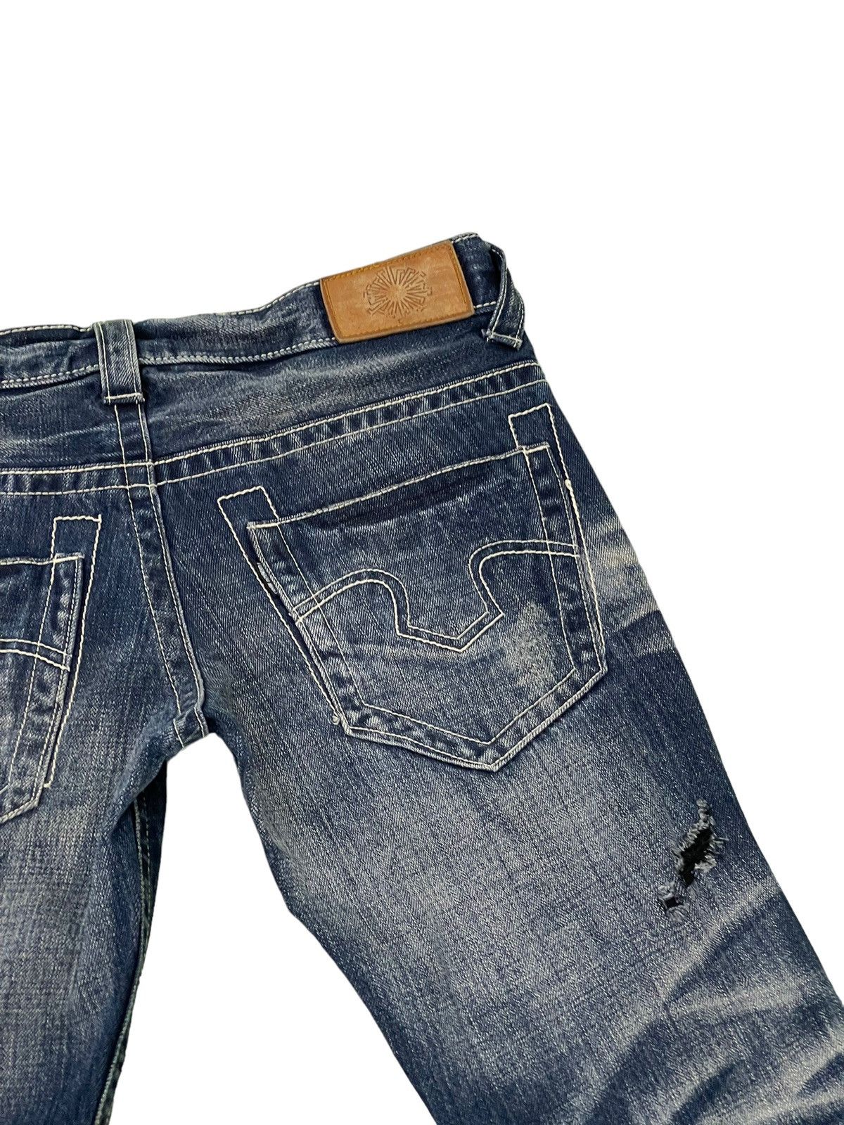 Tornado Mart Flare Jeans Tornado Mart Distress Acid Wash Boot Cut 5🟦6 Size US 32 / EU 48 - 19 Thumbnail