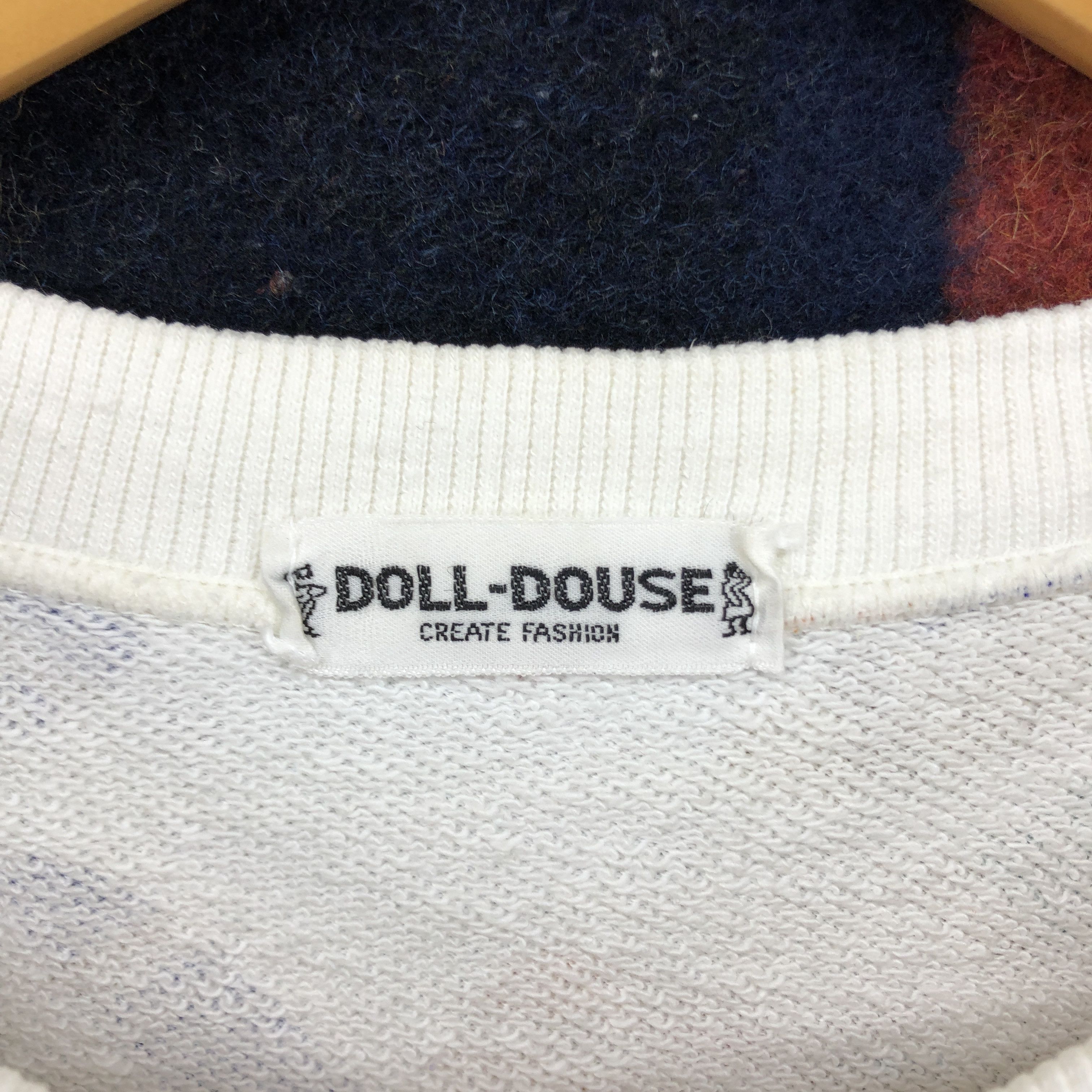 Japanese Brand Crayon by DOLL HOUSE Crew Neck Sweatshirt #2740-99 Size US S / EU 44-46 / 1 - 8 Thumbnail
