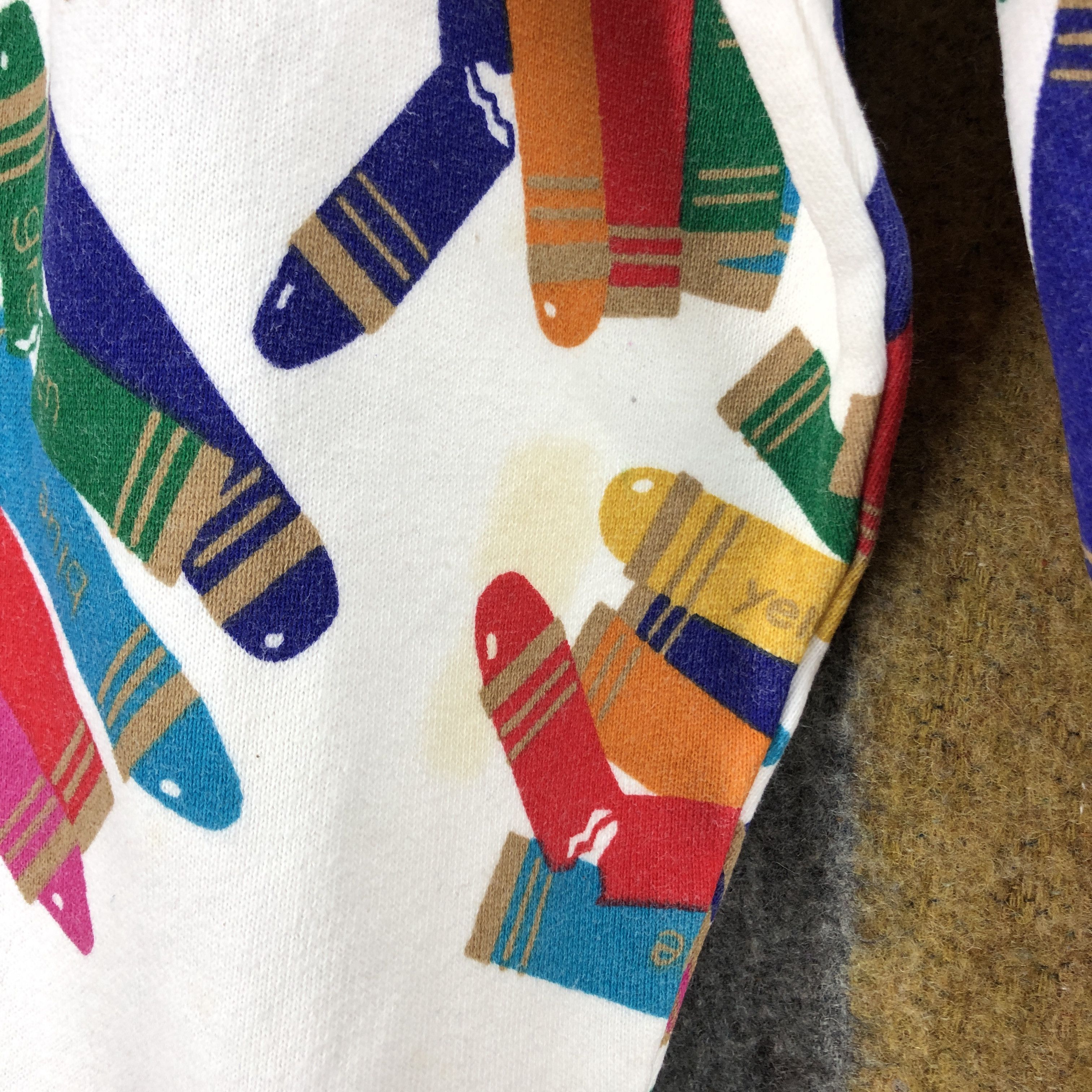 Japanese Brand Crayon by DOLL HOUSE Crew Neck Sweatshirt #2740-99 Size US S / EU 44-46 / 1 - 6 Thumbnail