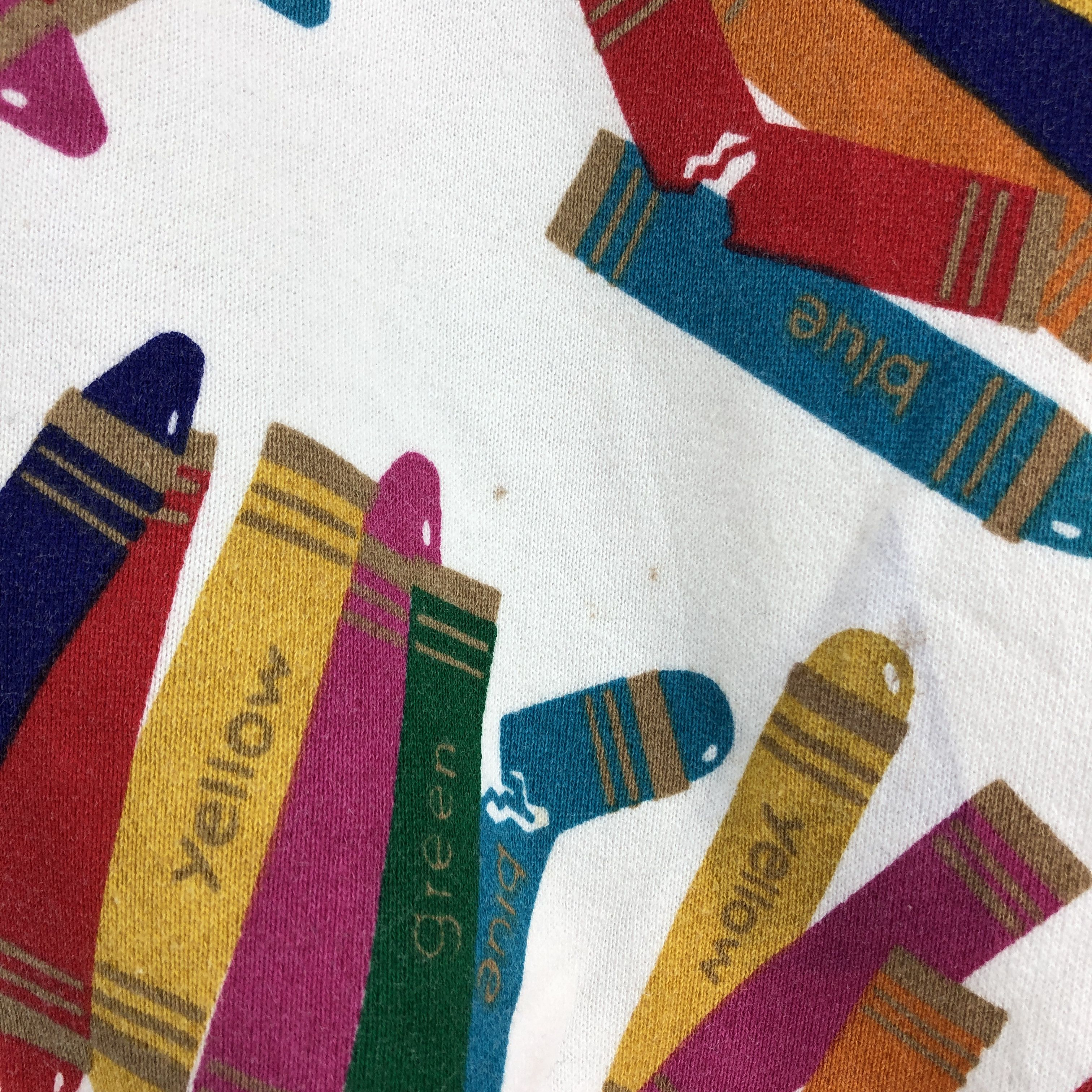 Japanese Brand Crayon by DOLL HOUSE Crew Neck Sweatshirt #2740-99 Size US S / EU 44-46 / 1 - 5 Thumbnail