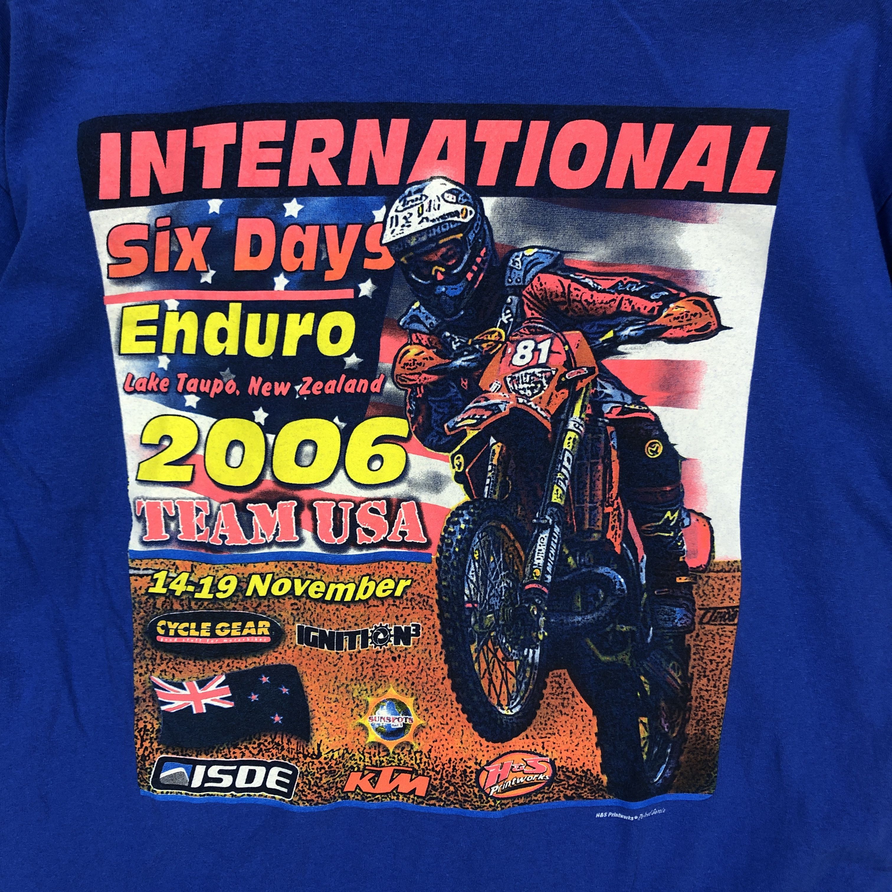 Gildan INTERNATIONAL OFF ROAD CHAMPION USA Team T Shirt #1248-44 Size US L / EU 52-54 / 3 - 2 Thumbnail
