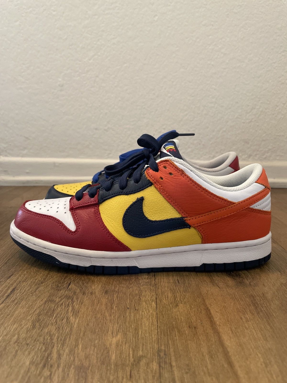 image of Nike Dunk Low Japan Qs What The 2017 Shoes in White, Men's (Size 8.5)