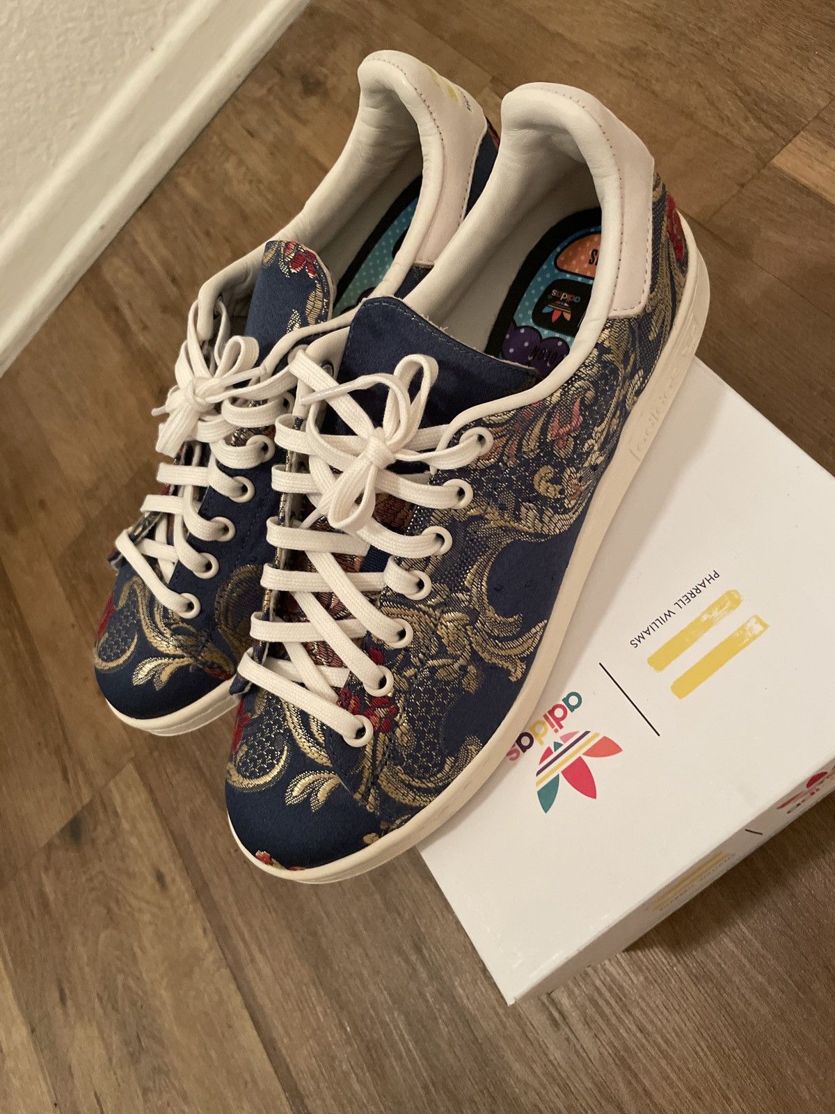Adidas Pharrell Williams x Stan Smith Jacquard Size US 8.5 / EU 41-42 - 3 Thumbnail