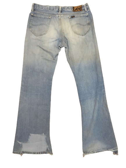Lee × Vintage Destroy Vintage Lee Bootcut Bellbottom Size US 34 / EU 50 - 1 Thumbnail