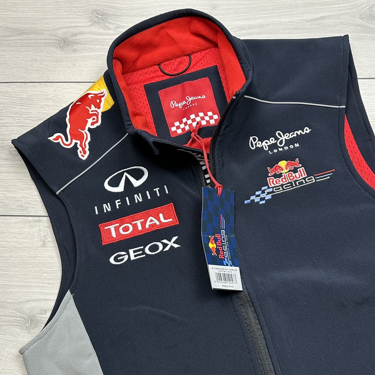 Designer × Pepe Jeans Red Bull Racing Pepe Jeans Formula F1 Softshell Gilet Vest Size US M / EU 48-50 / 2 - 2 Thumbnail