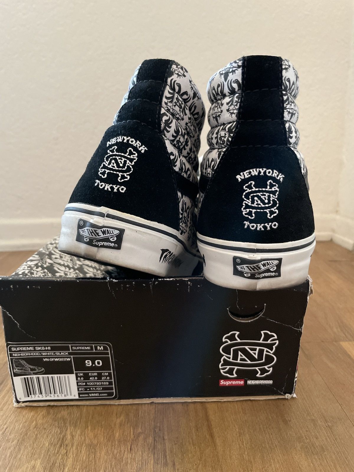 Neighborhood × Supreme × Vans Sk8-Hi vans supreme neighborhood Size US 9 / EU 42 - 3 Thumbnail