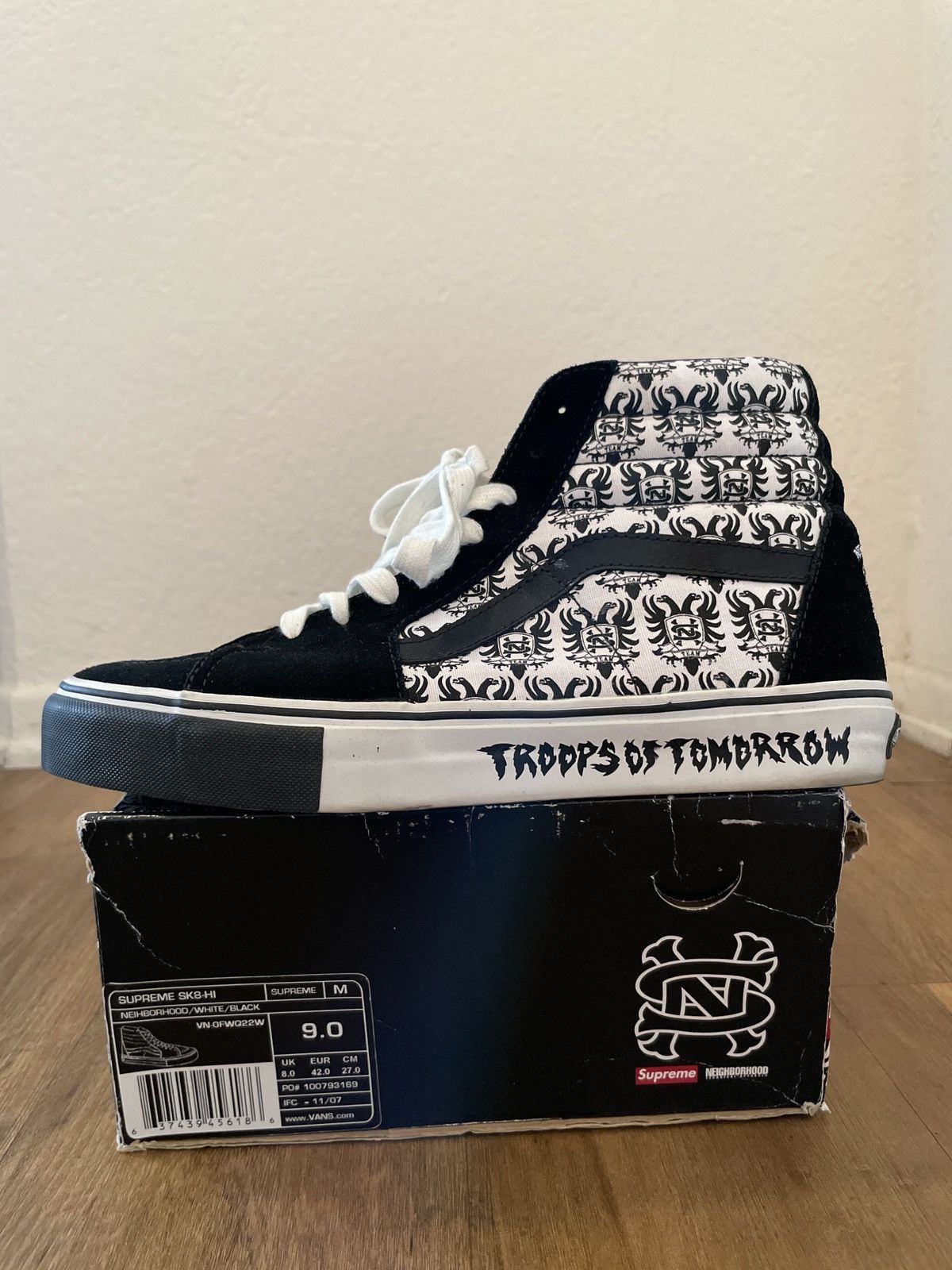 Supreme Sk8-Hi vans supreme neighborhood | Grailed