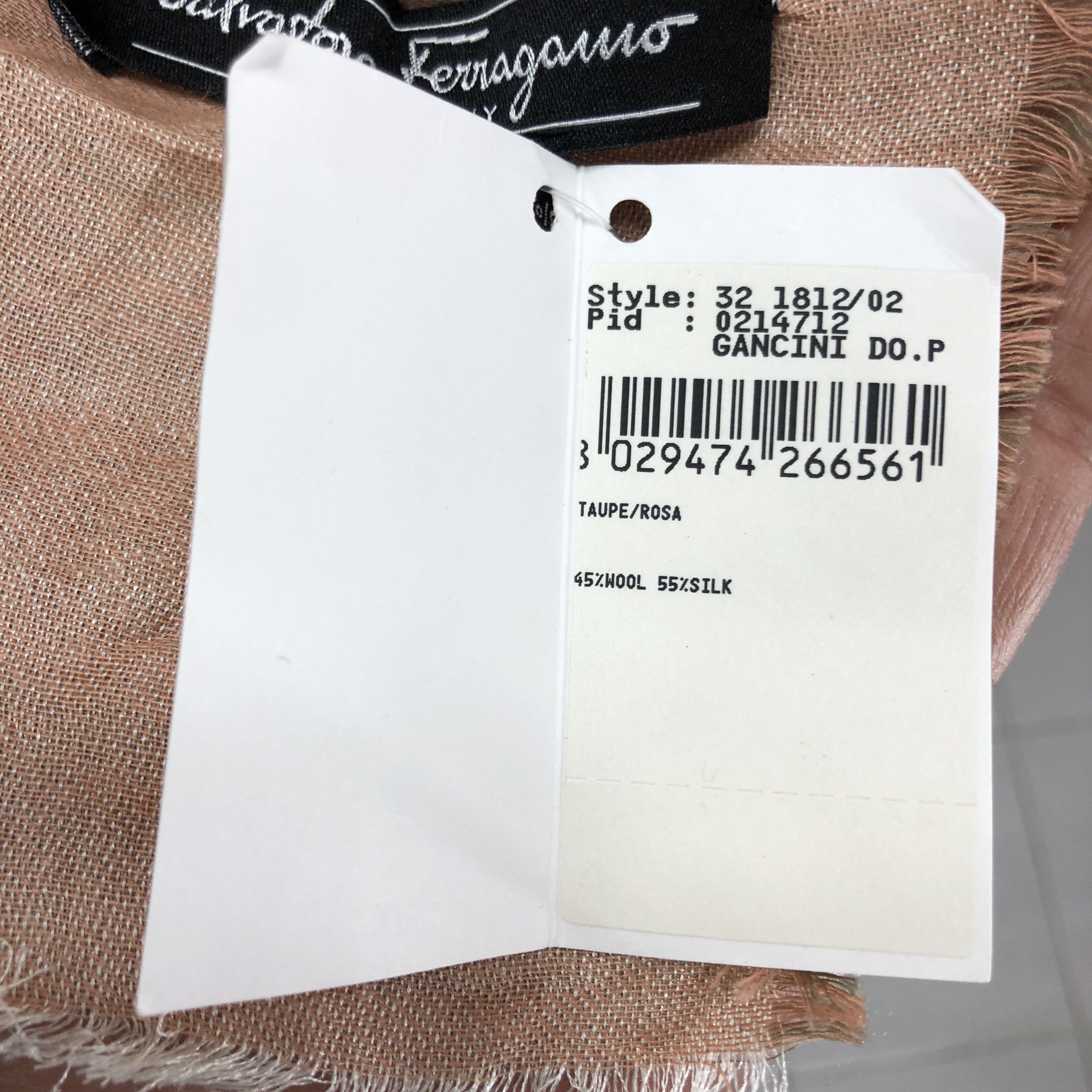Salvatore Ferragamo FERRAGAMO Silk Wool Scarf Muffler #0952/AG Size ONE SIZE - 6 Thumbnail