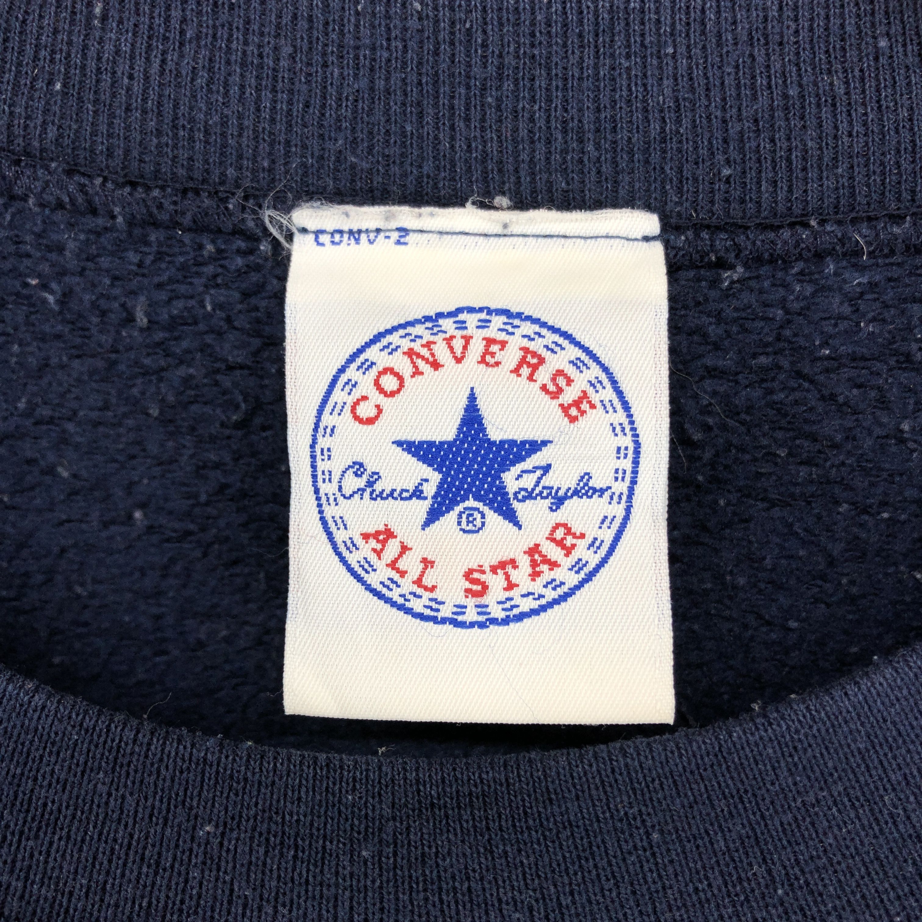 Converse 90s Vintage CONVERSE ALL STAR Crew Neck Sweatshirt #012-01 Size US M / EU 48-50 / 2 - 5 Thumbnail