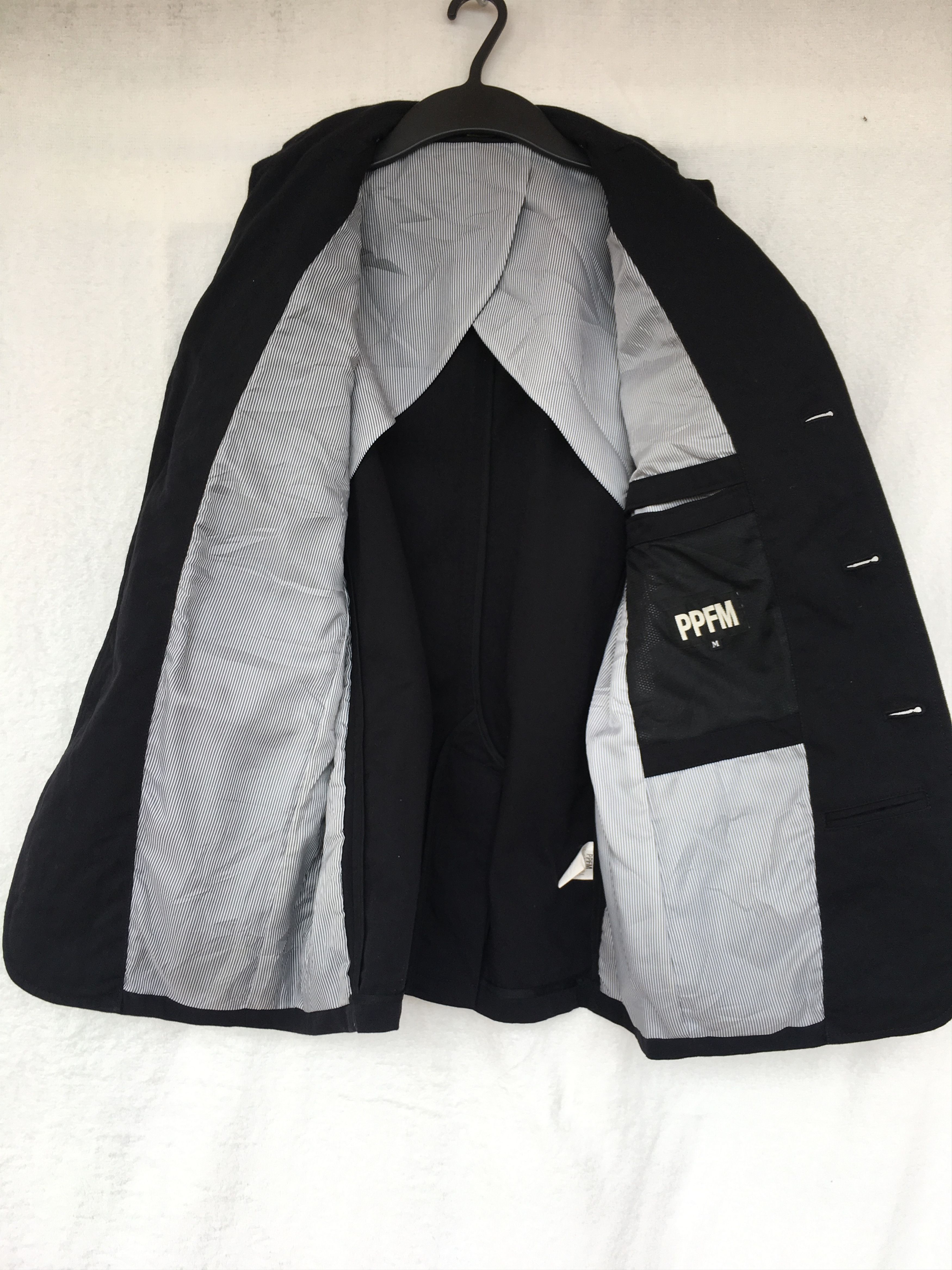 Japanese Brand ppfm black coat Size US M / EU 48-50 / 2 - 9 Thumbnail
