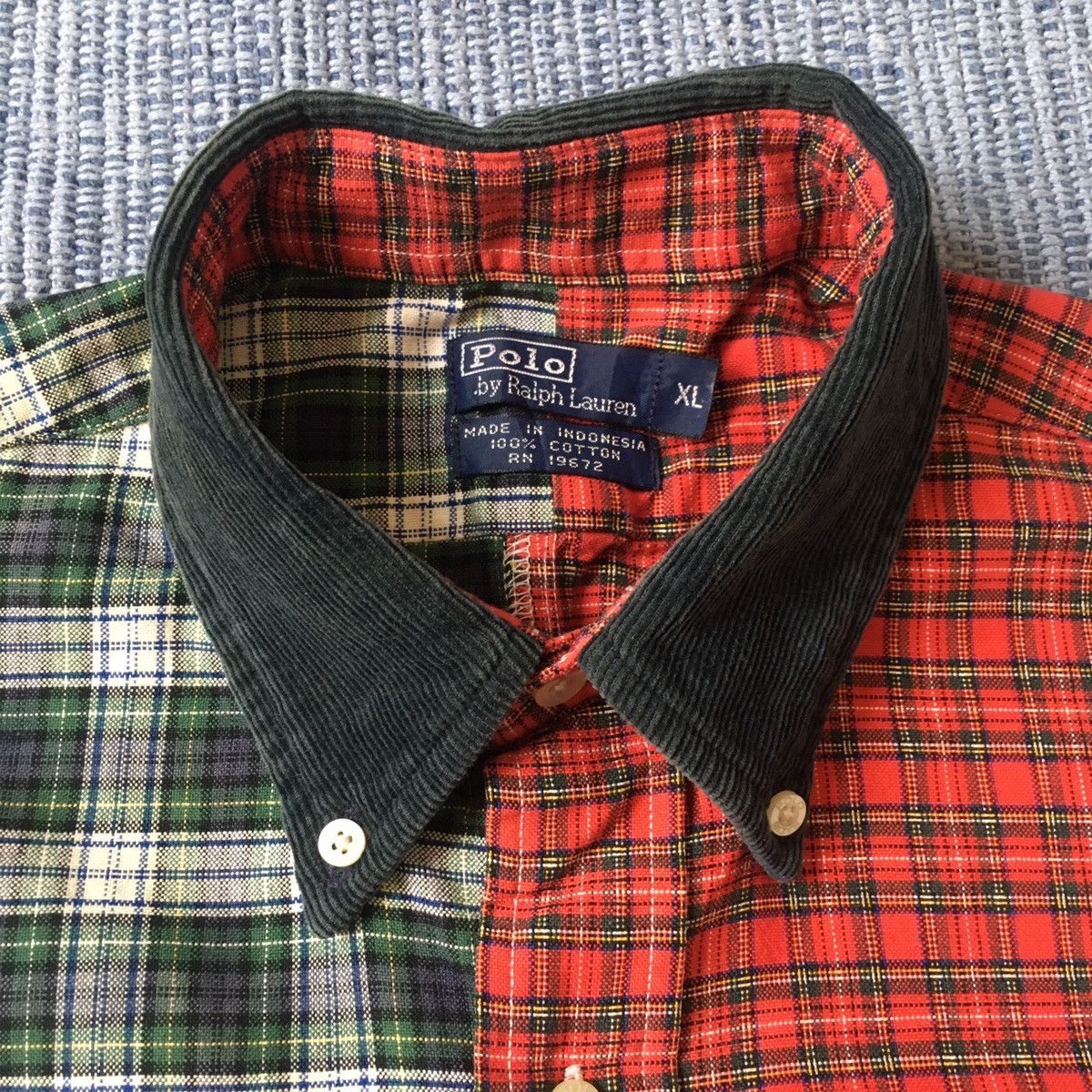 Polo Ralph Lauren vintage 2 cut of polo ralph lauren shirt Size US XL / EU 56 / 4 - 2 Thumbnail