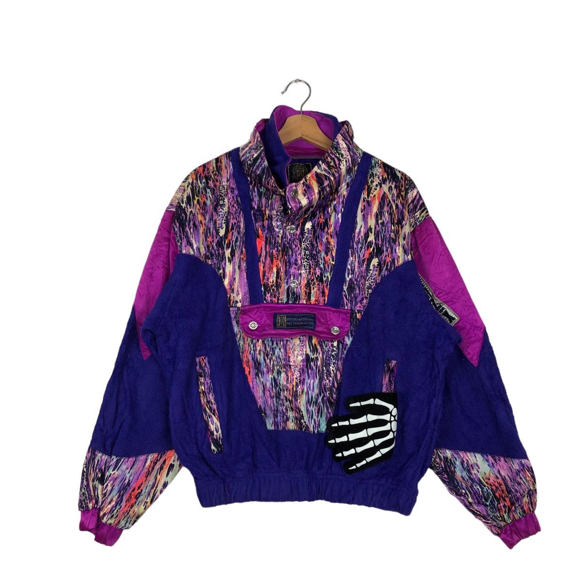 Japanese Brand VINTAGE PHENIX BOMBER CROPPED JACKET BIG LOGO Size US M / EU 48-50 / 2 - 1 Thumbnail