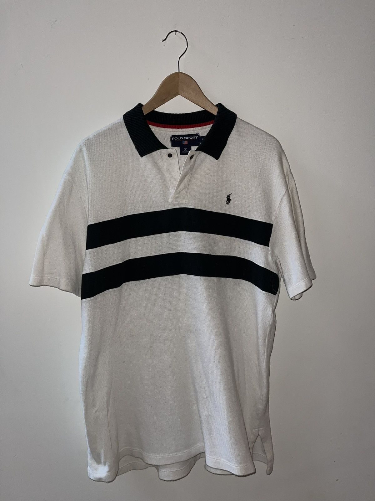Polo Ralph Lauren Vintage Polo Sport Shirt Size US L / EU 52-54 / 3 - 1 Thumbnail