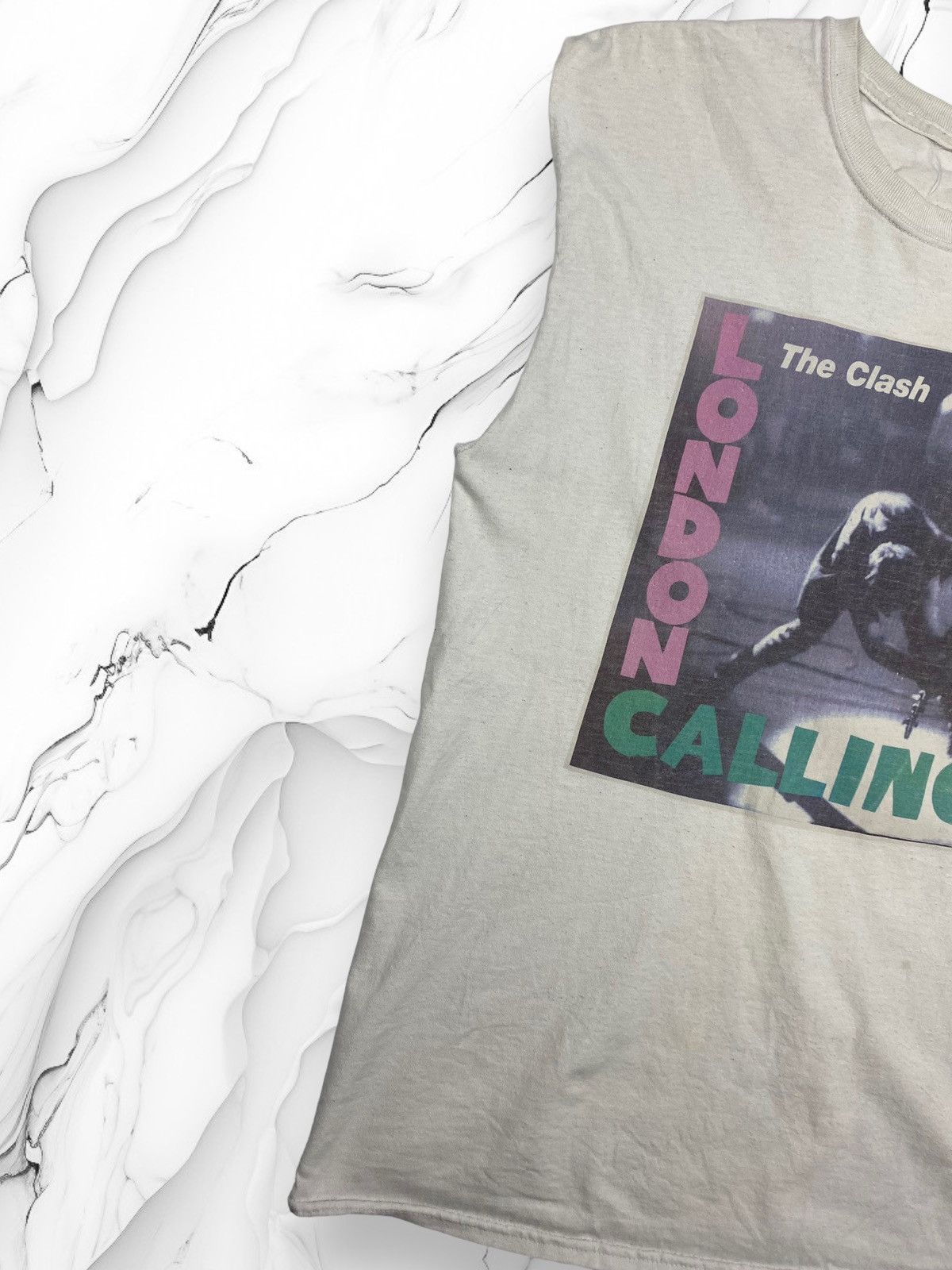Band Tees The Clash Rock London Calling Punk Metal T Shirt Tee Size US M / EU 48-50 / 2 - 2 Thumbnail