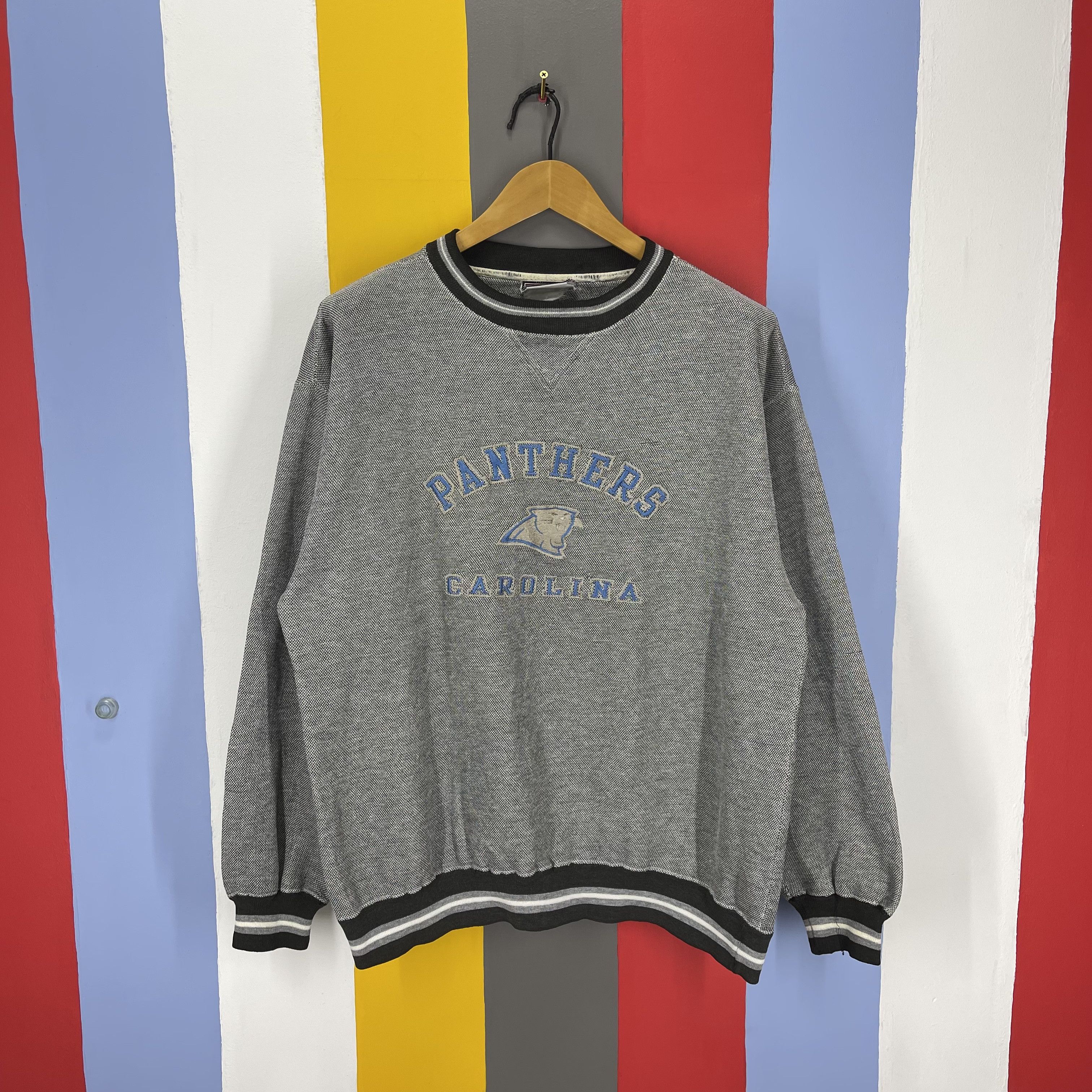 Pro Player Vintage PANTHERS CAROLINA by PRO PLAYER Sweatshirt #1244/AR Size US L / EU 52-54 / 3 - 1 Thumbnail