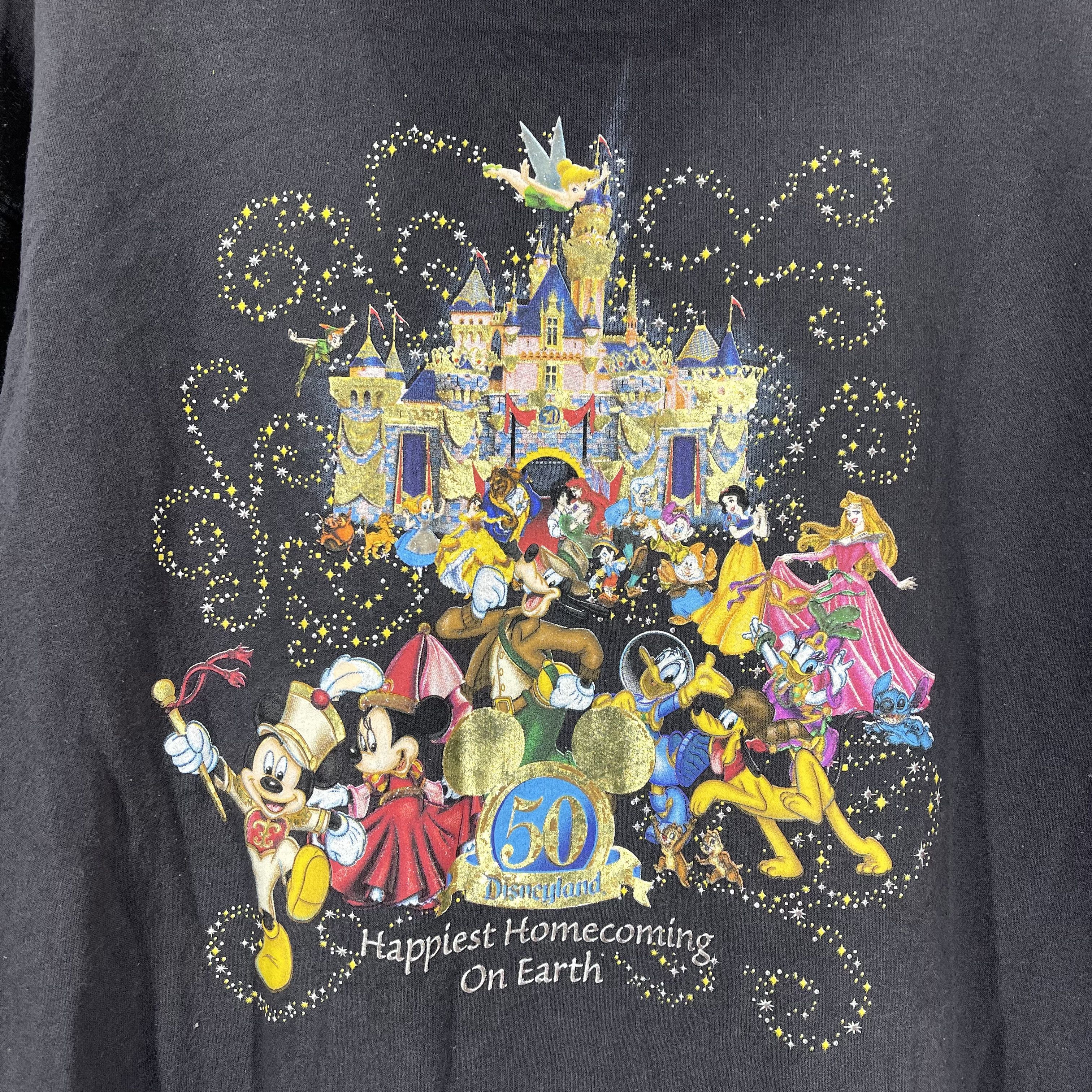 Disney Vintage 50 DISNEYLAND RESORT Zipper Hoodie #1252/AR Size US L / EU 52-54 / 3 - 2 Thumbnail