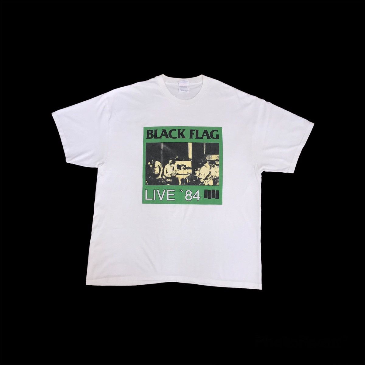 Black Flag Vintage Black Flag Live 84 Album Band Tshirt Grailed